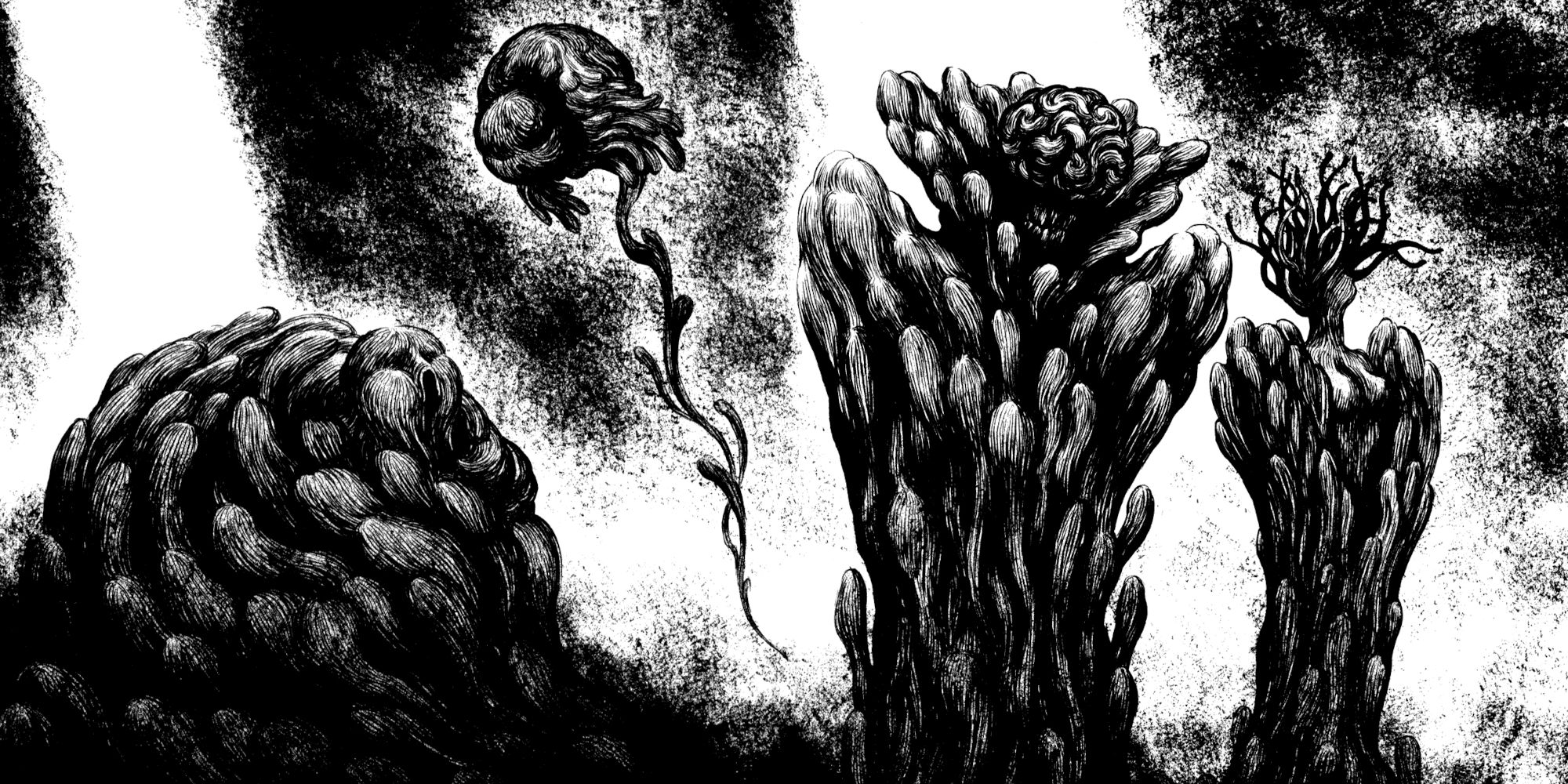 The God Hand reappearing in the Conviction Arc in Berserk