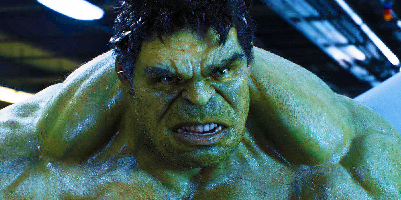 The Hulk angry in 2012's The Avengers