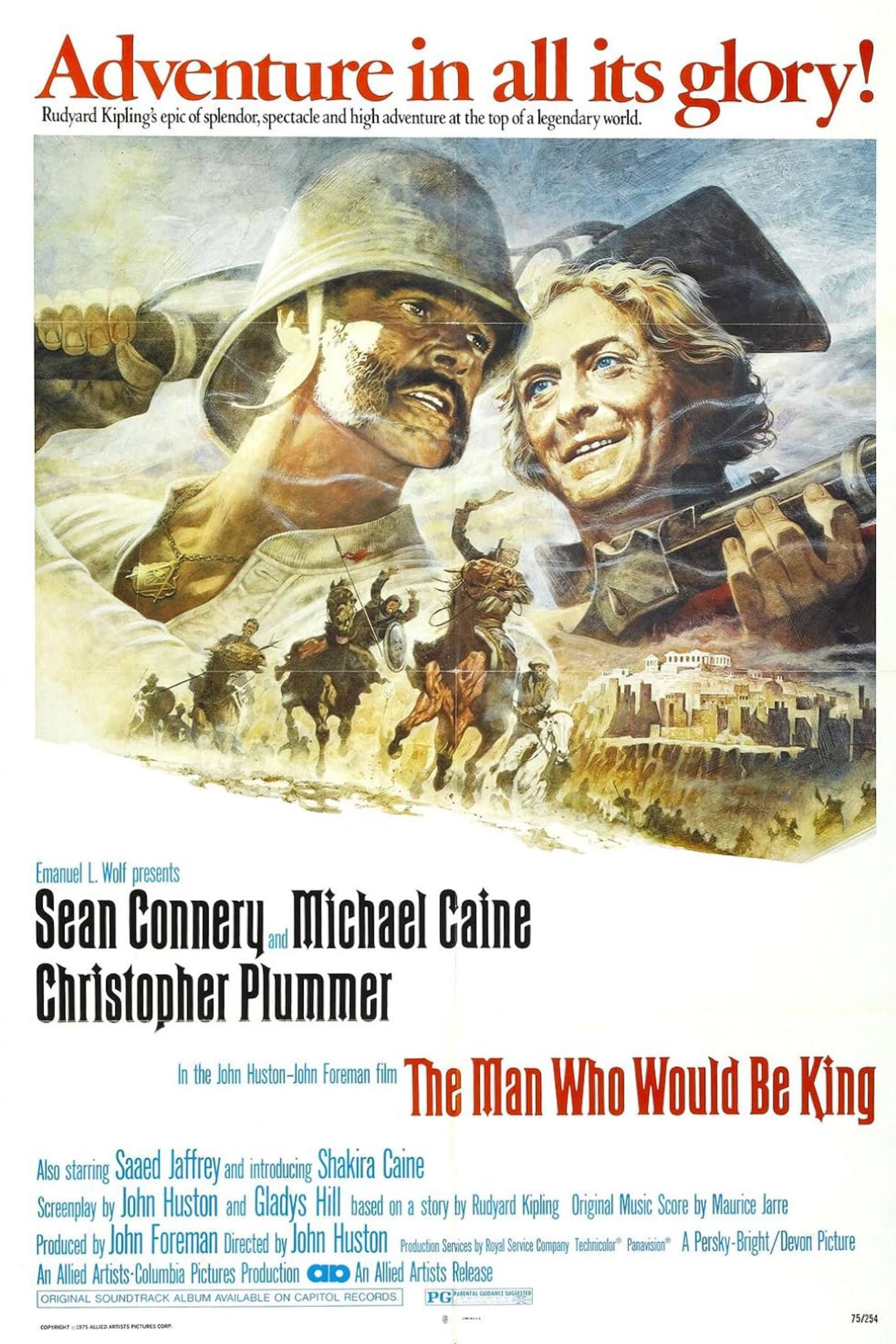 The Man Who Would Be King (1975) - Poster