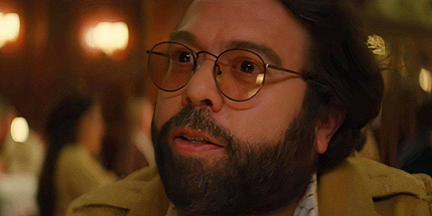 A close-up of Francis Ford Coppola in The Offer