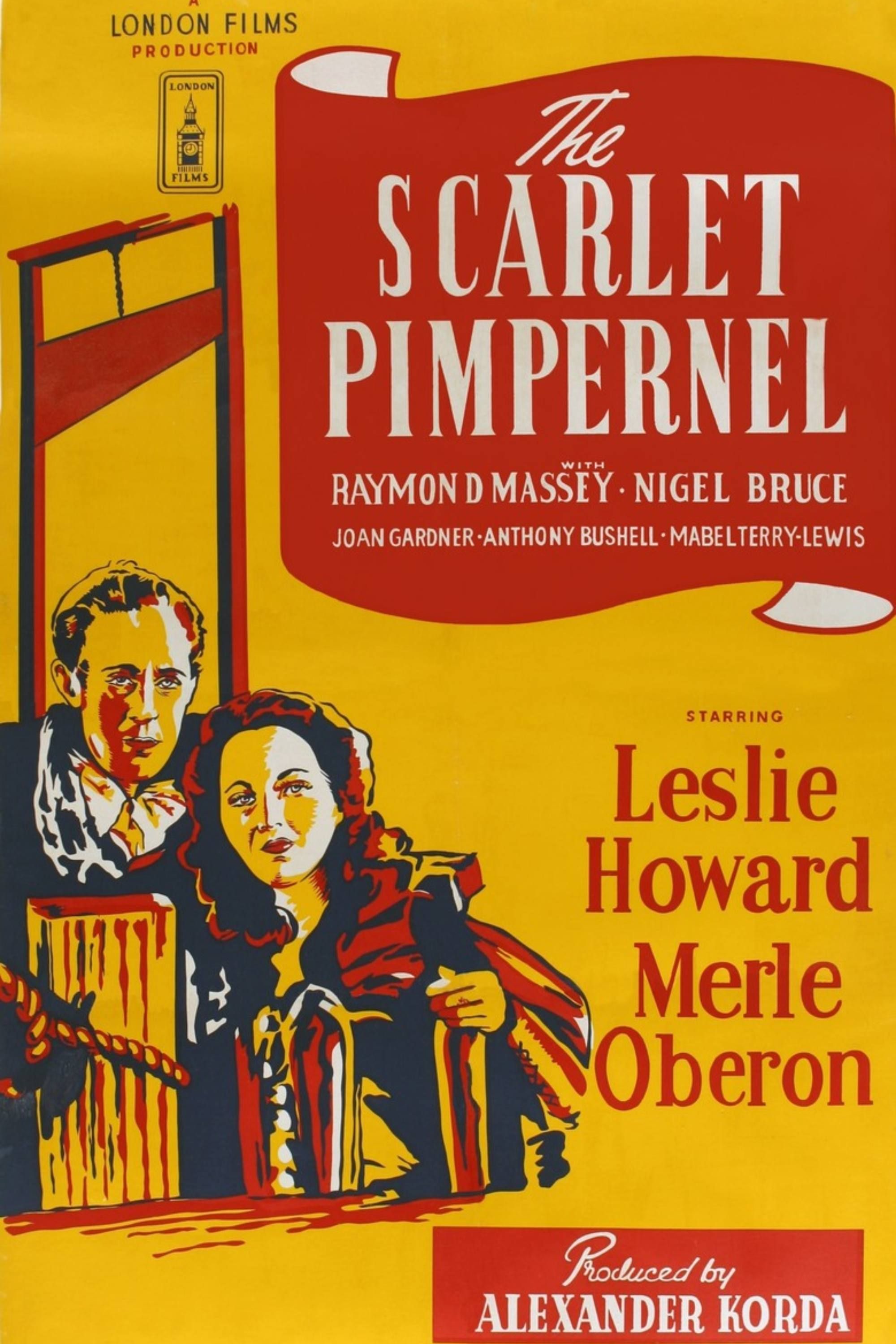 The Scarlet Pimpernel (1934) - Poster