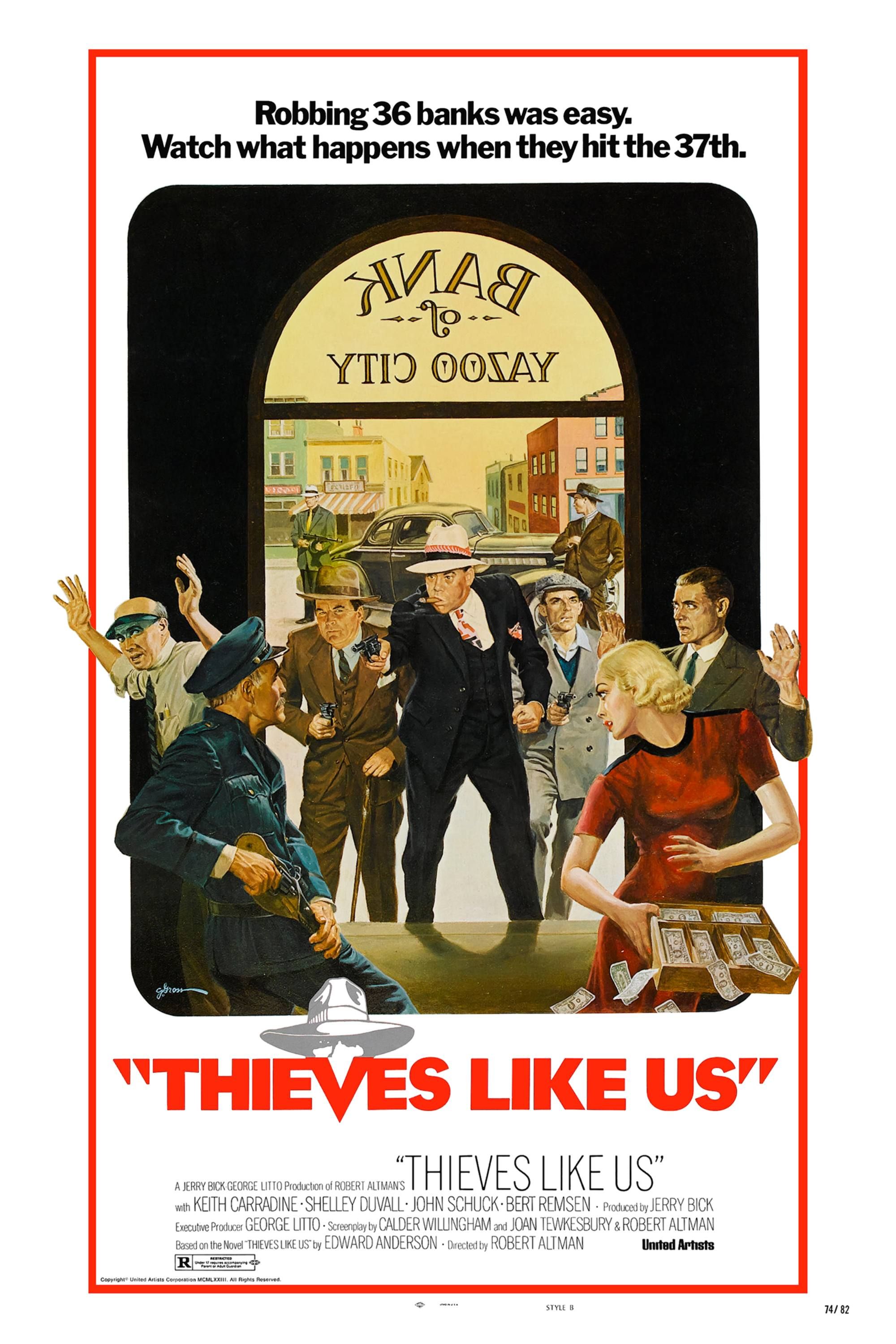 Thieves Like Us (1974) - Poster