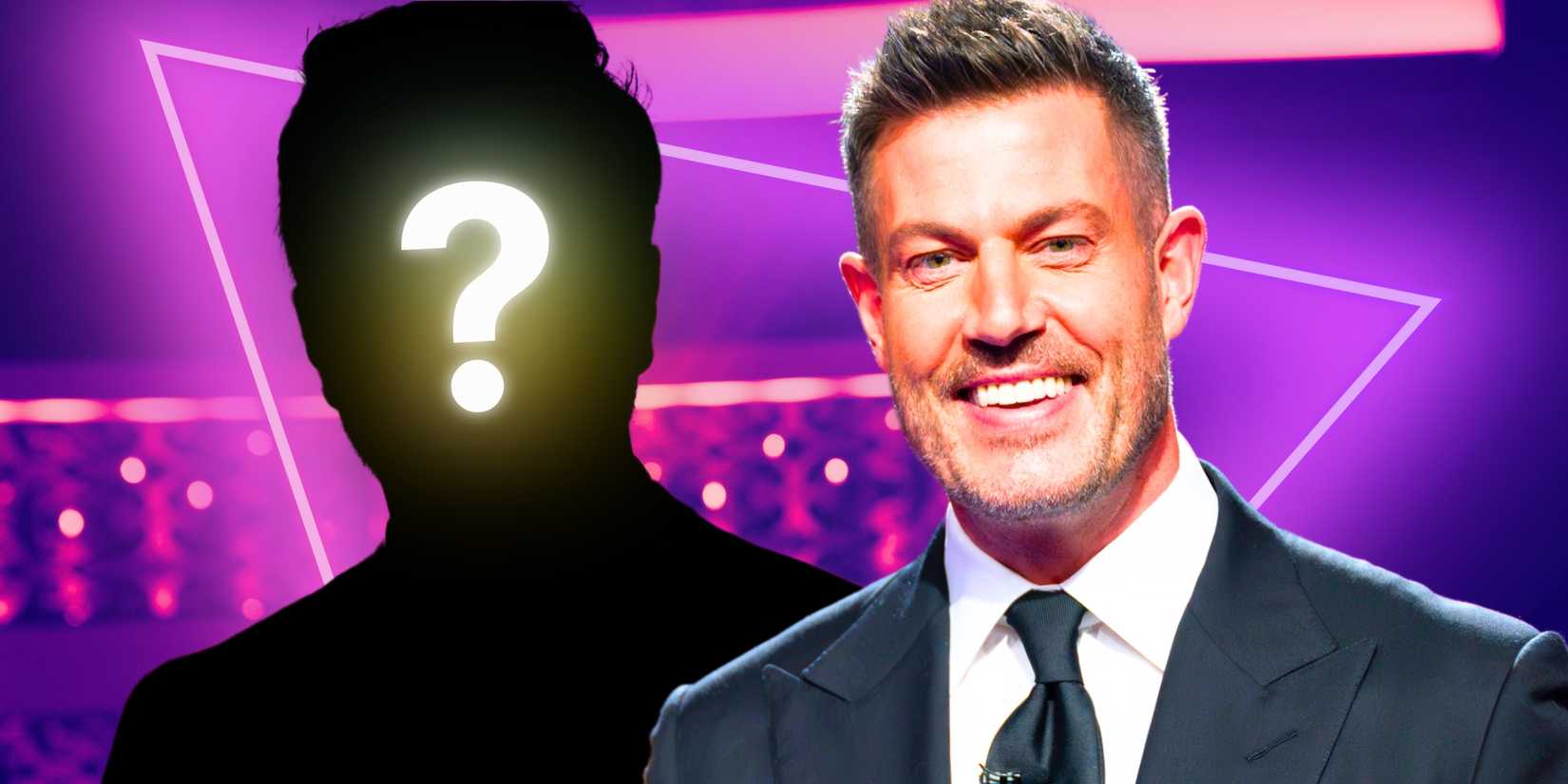 This Bachelor's Jesse Palmer smiles next to a mystery figure.