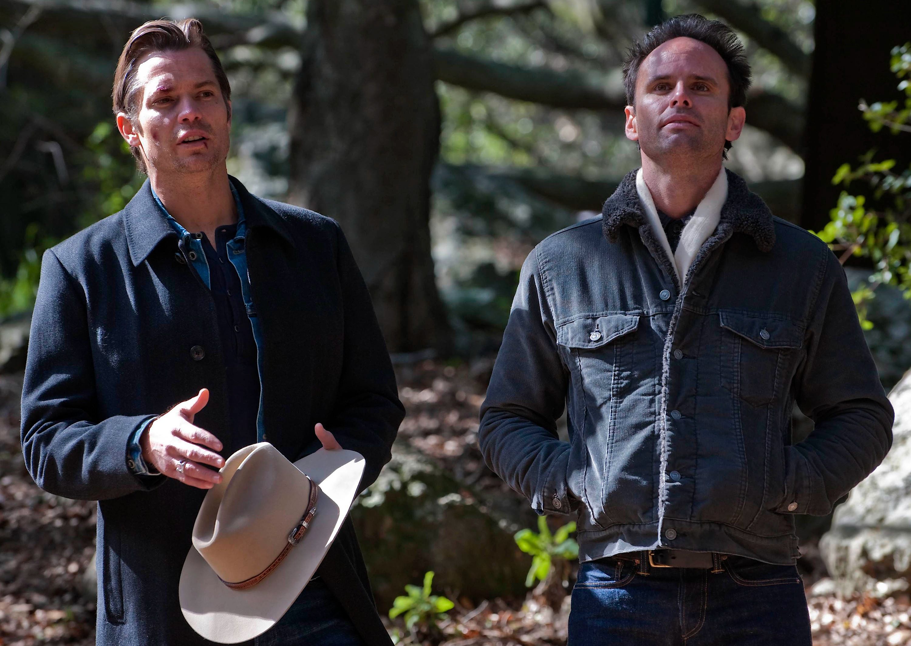 Timothy Olyphant Raylan Givens Walton Goggins Boyd Crowder Justified S2