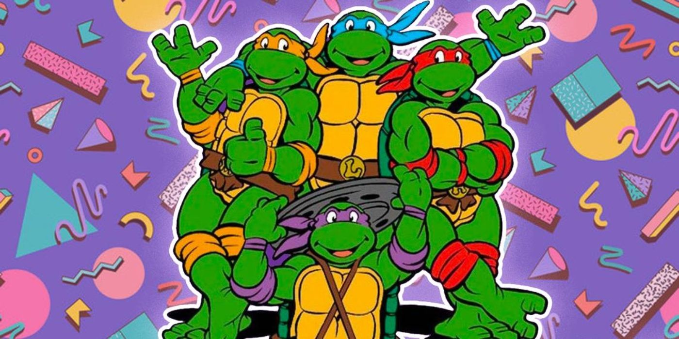 The bright and colorful TMNT from the classic '90s cartoon.