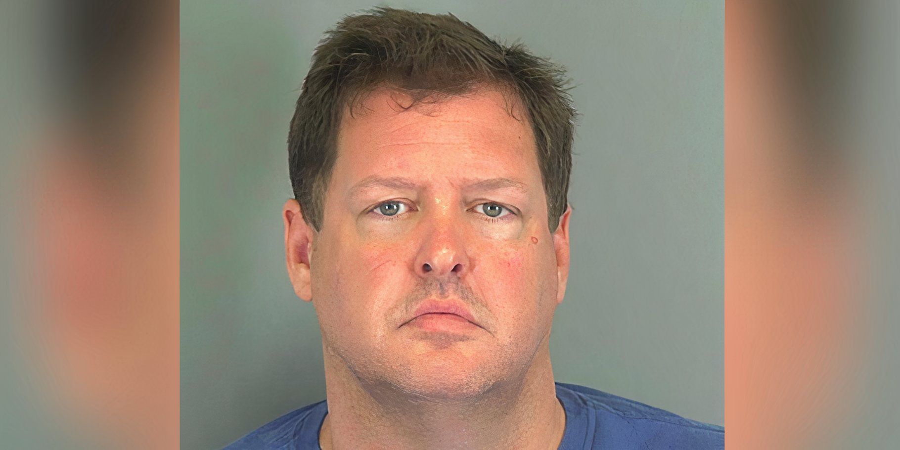 Todd Kohlhepp wears a blue shirt in his arrest photo