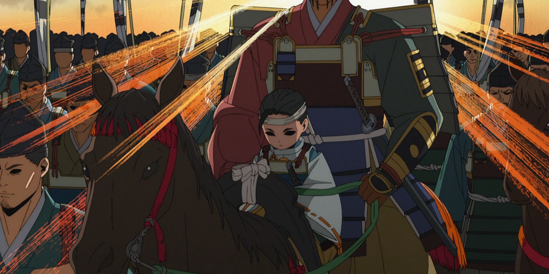 Tokiyuki quando criança em The Elusive Samurai