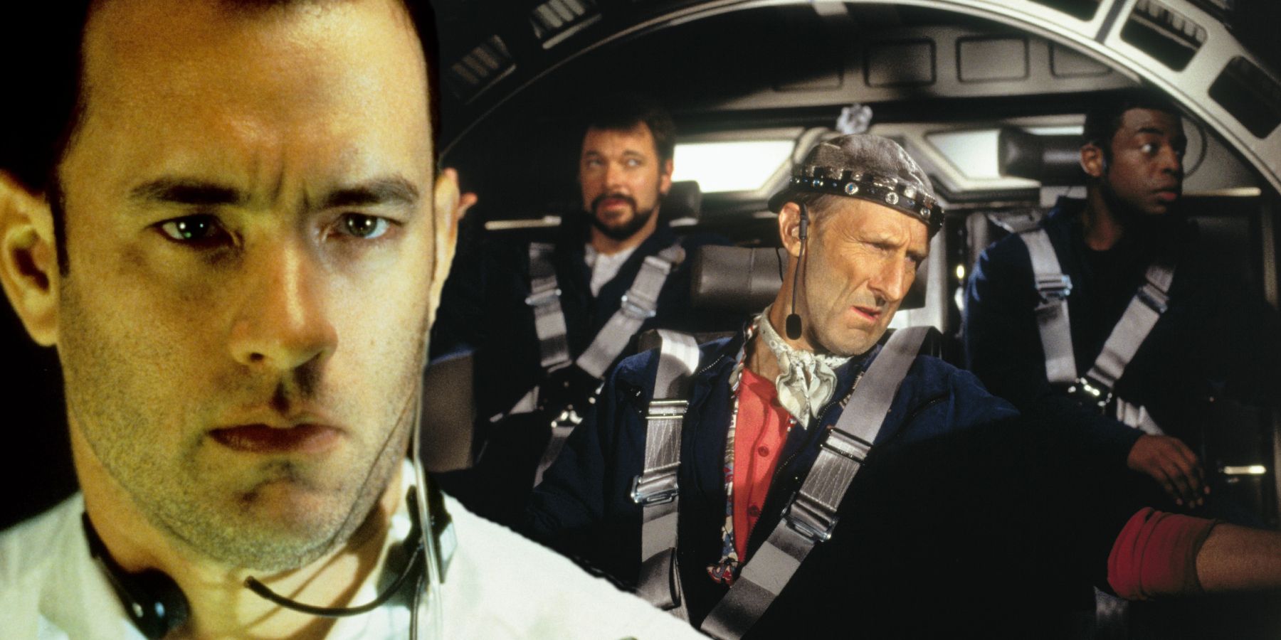 Tom Hanks in Apollo 13 and James Cromwell in Star Trek_ First Contact