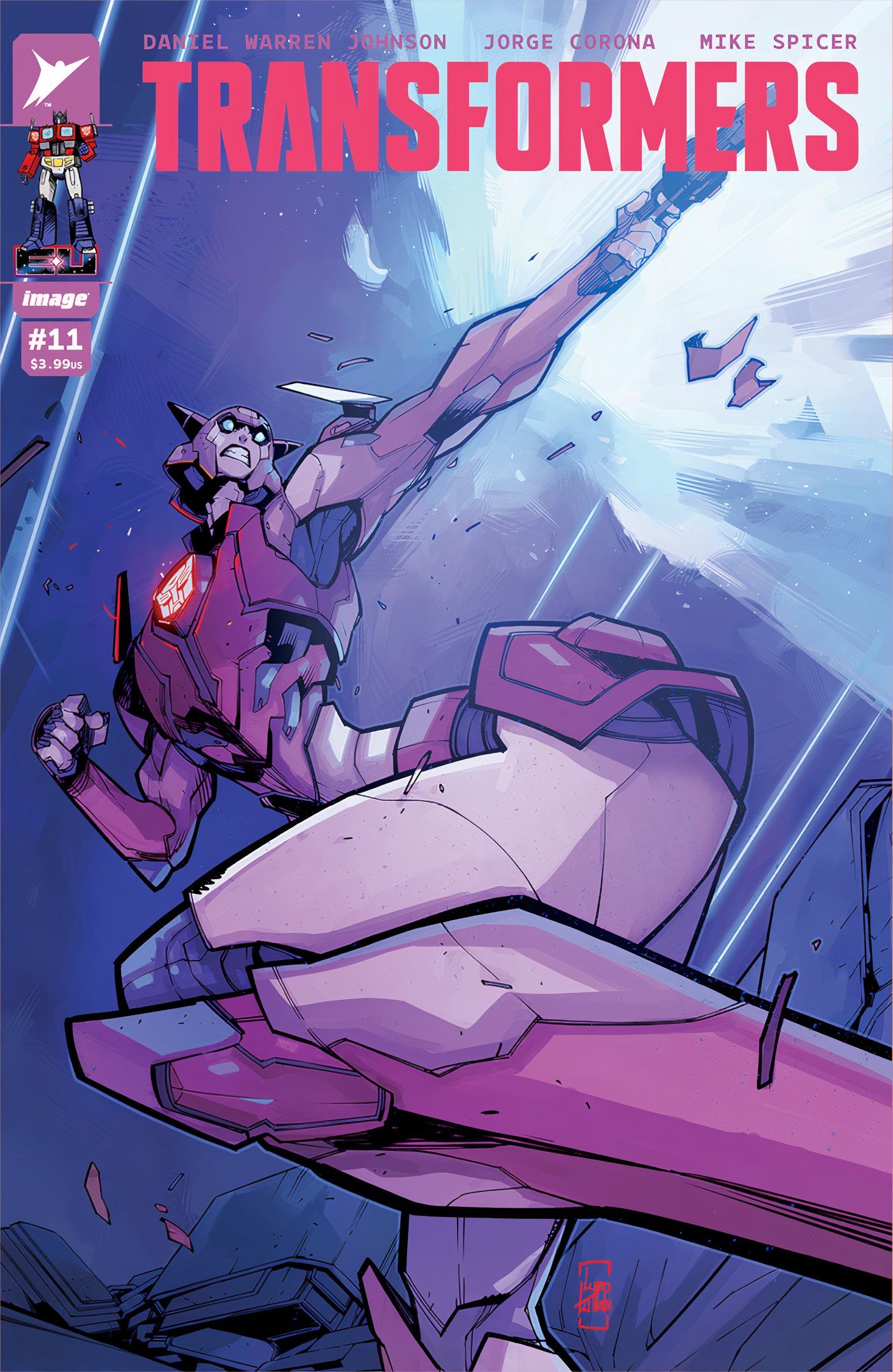 Transformers #11 capa Elita One entra em batalha