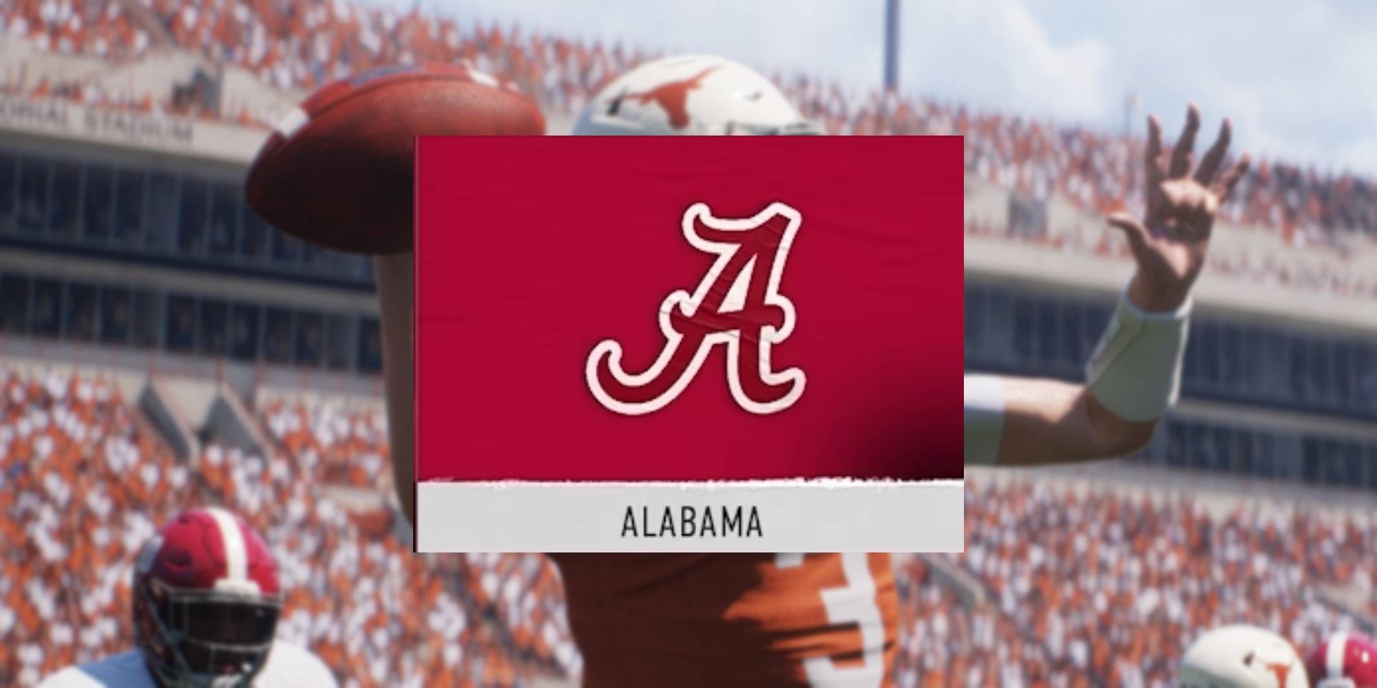 Logotipo do time do Alabama para o manual de jogo ofensivo do EA Sports College Football 25