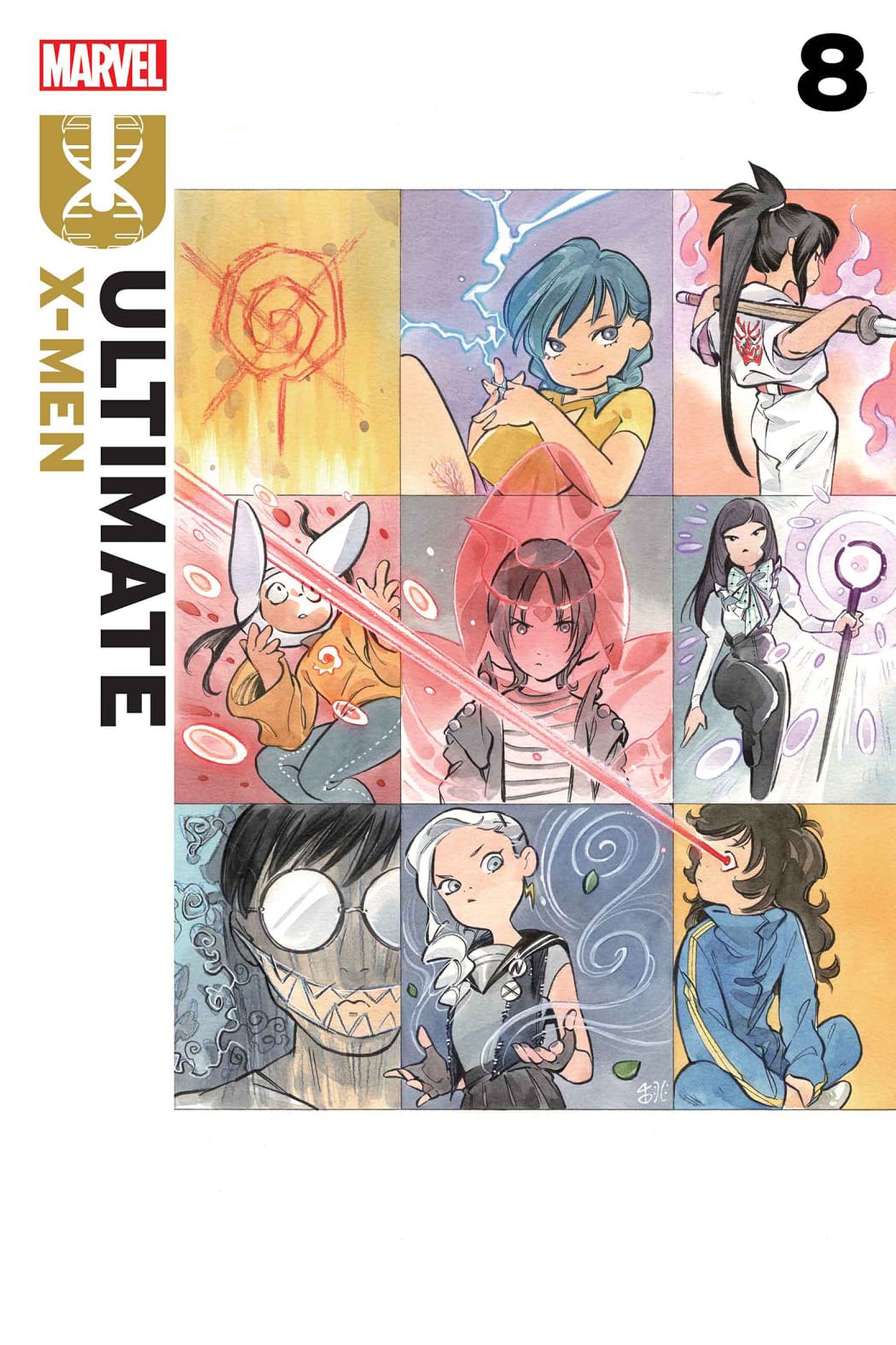 Capa Ultimate X-Men #8 por Peach Momoko