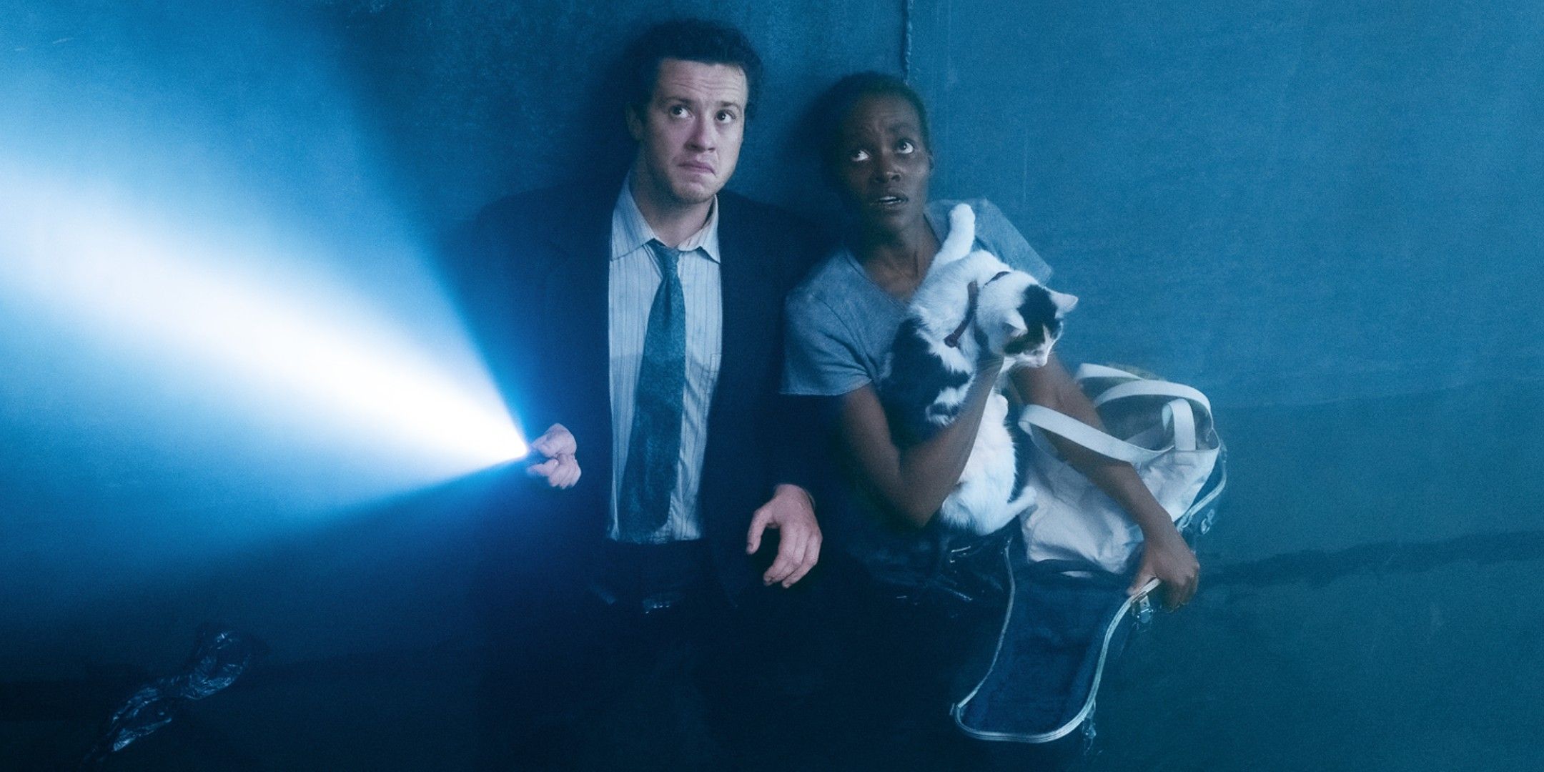 Lupita Nyong'o and Joseph Quinn in A Quiet Place: Day One