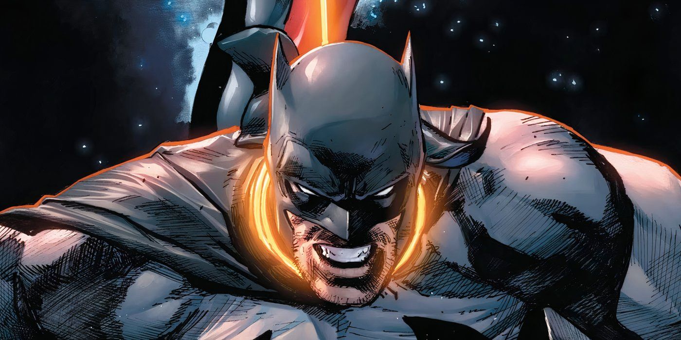 Batman Choked by the Lasso of Truth