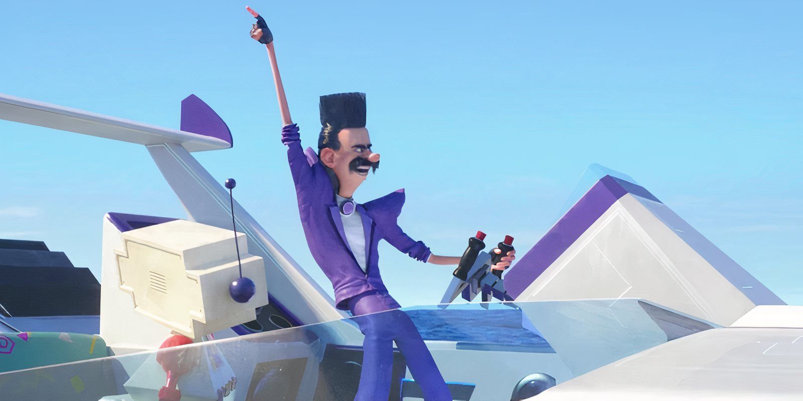 Balthazar Bratt on boat in Despicable Me 3