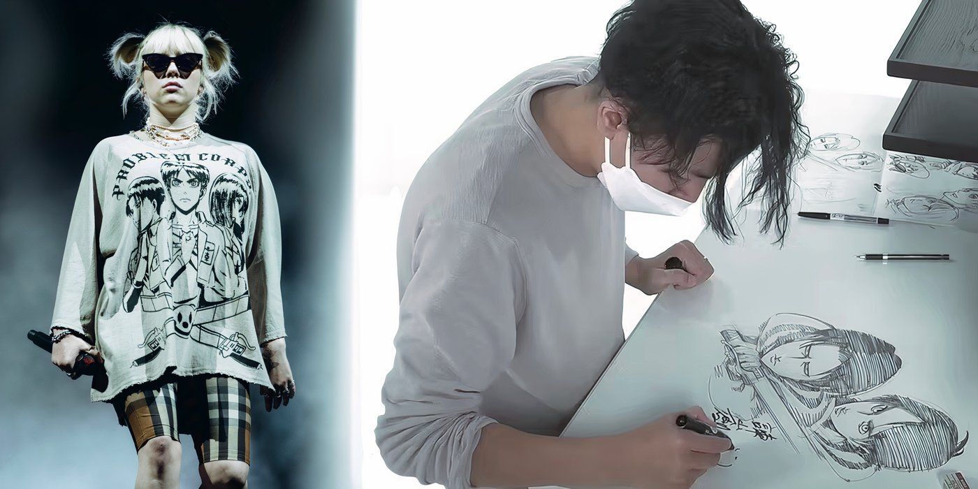 Billie Eilish and Hajime Isayama