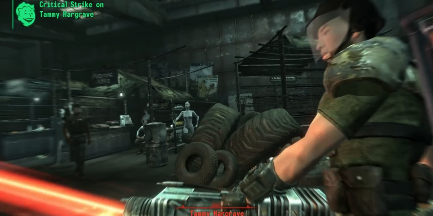 vengeance-being-use-in-fallout-3 How to get Vengeance in Fallout 3 - The  Deadliest Laser Weapon