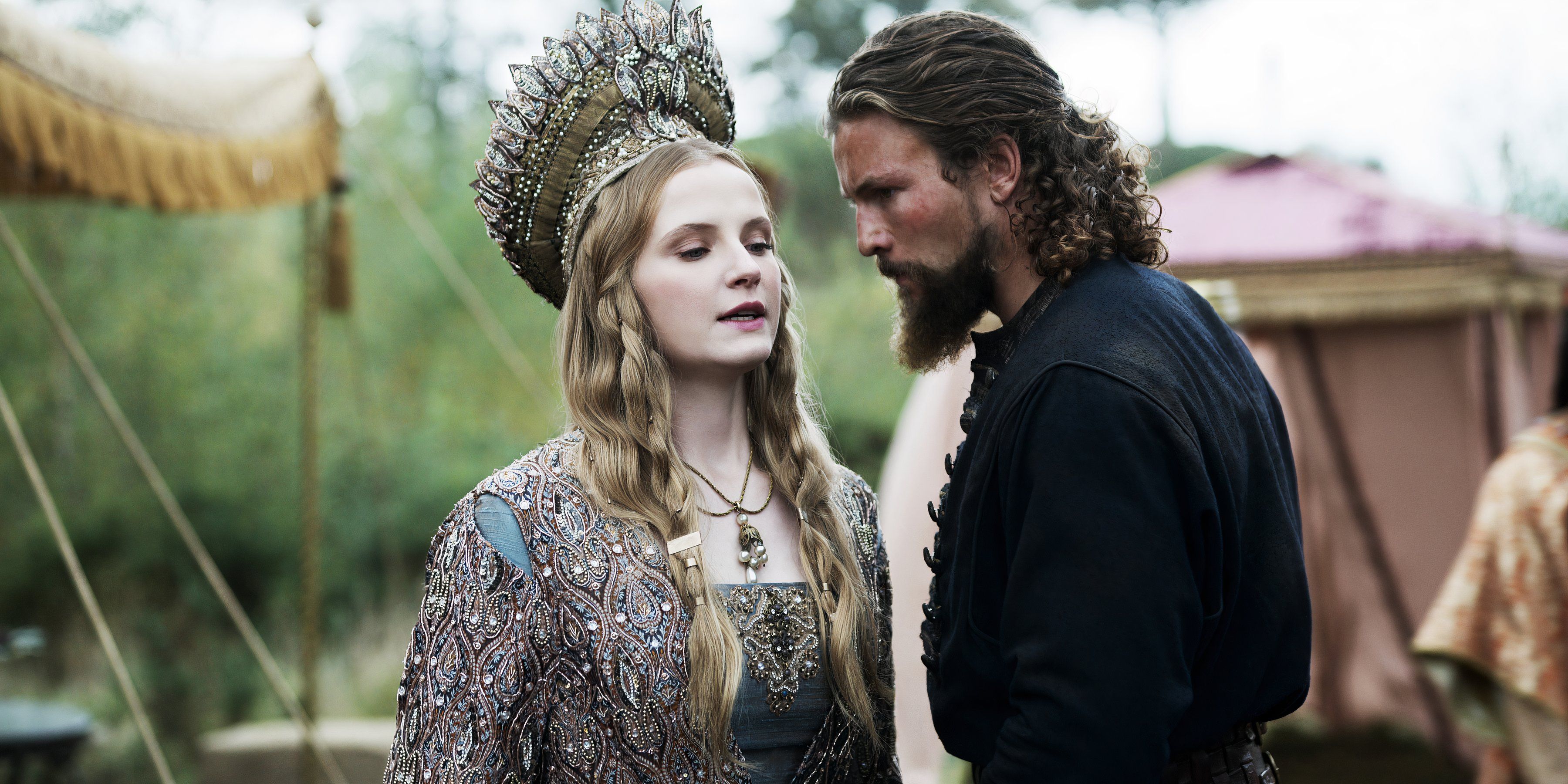Vikings Valhalla season 2 Eleana as Empress Zoe and Harald