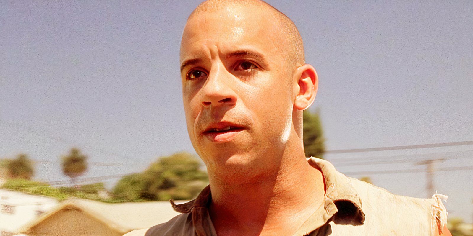 Vin Diesel as Dom Toretto in The Fast and the Furious