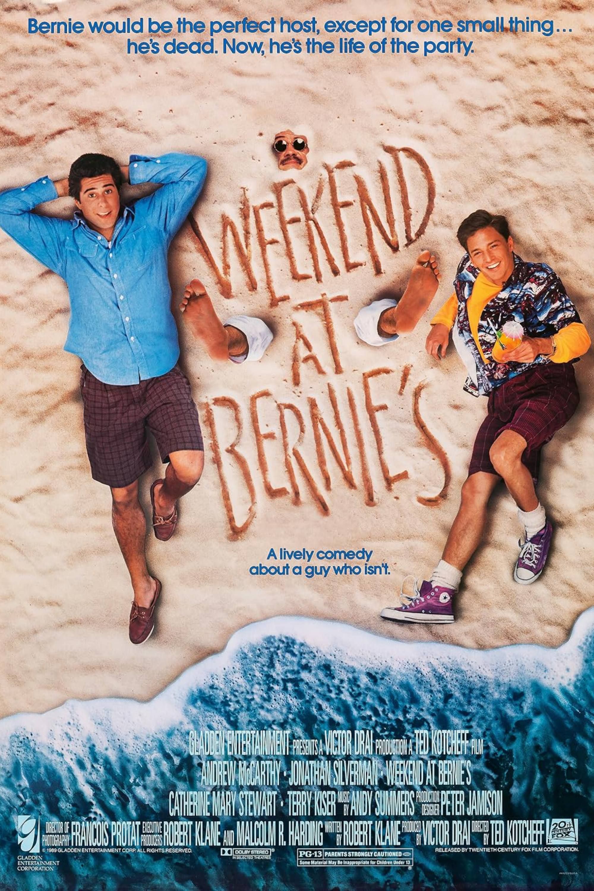 Weekend At Bernie&rsquo;s (1989) - Poster
