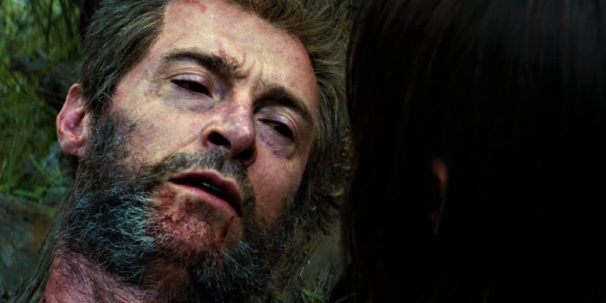 Wolverine says goodbye to Laura as he dies in Logan (2017)