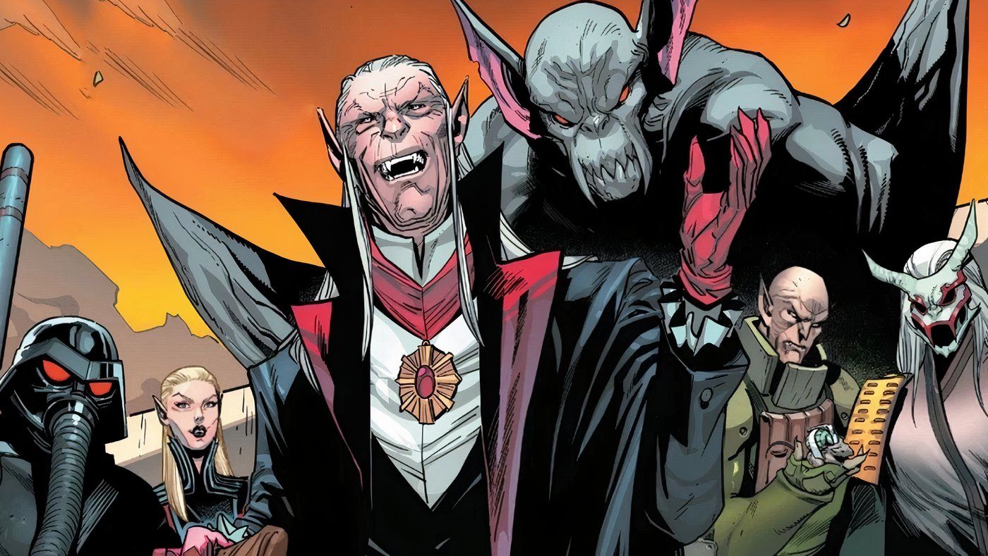 Vampiros na tradição da Marvel Comics liderados por Drácula. 