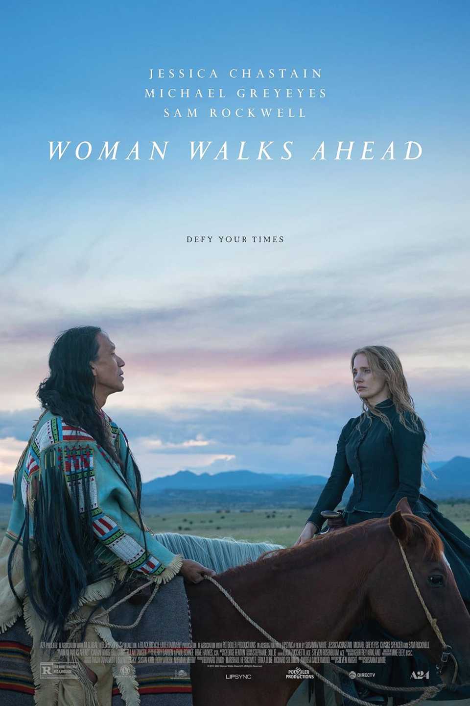 Woman Walks Ahead (2017) - Poster