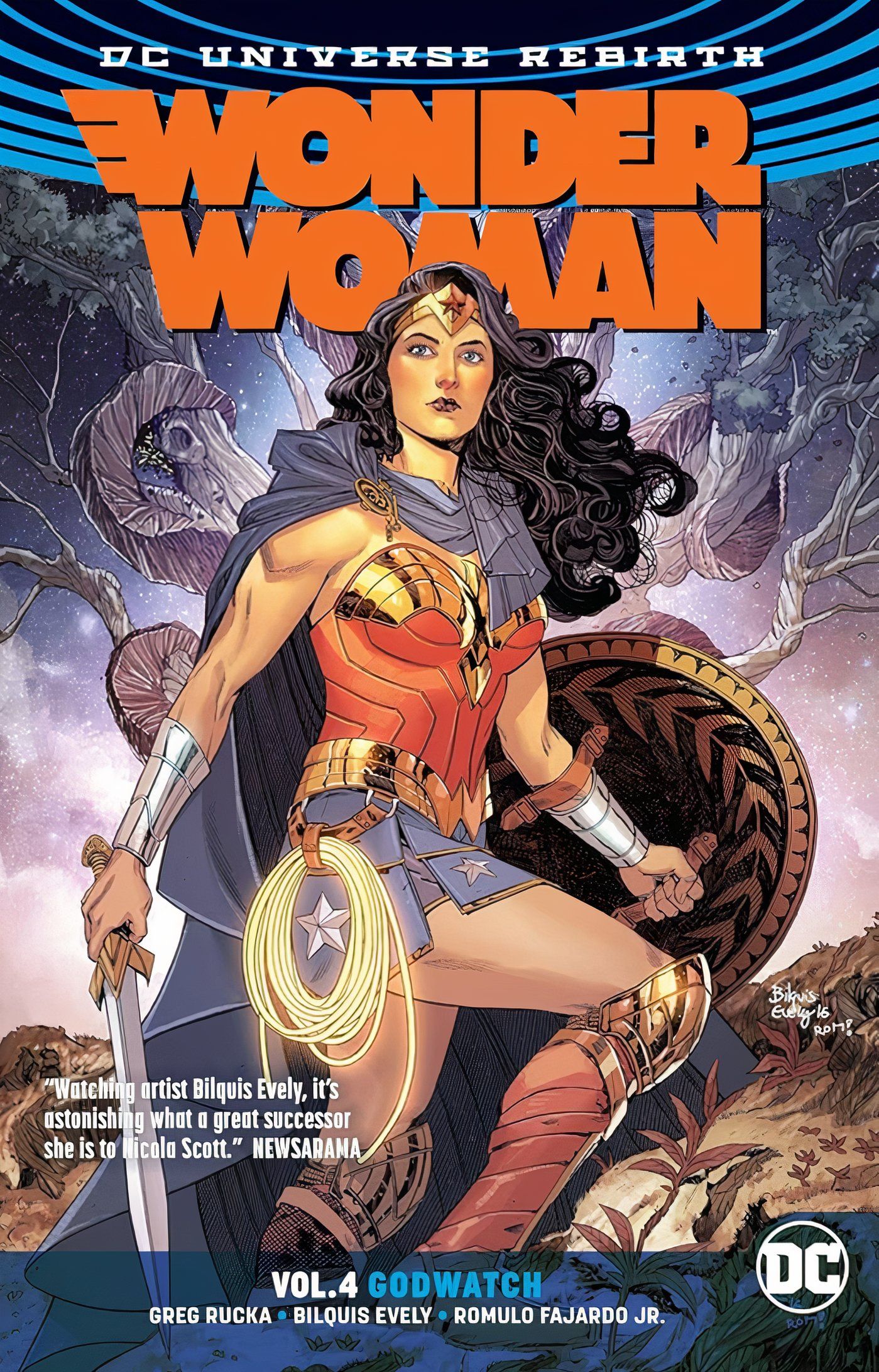 Wonder Woman Rebirth Cover Volume 4 with cloak