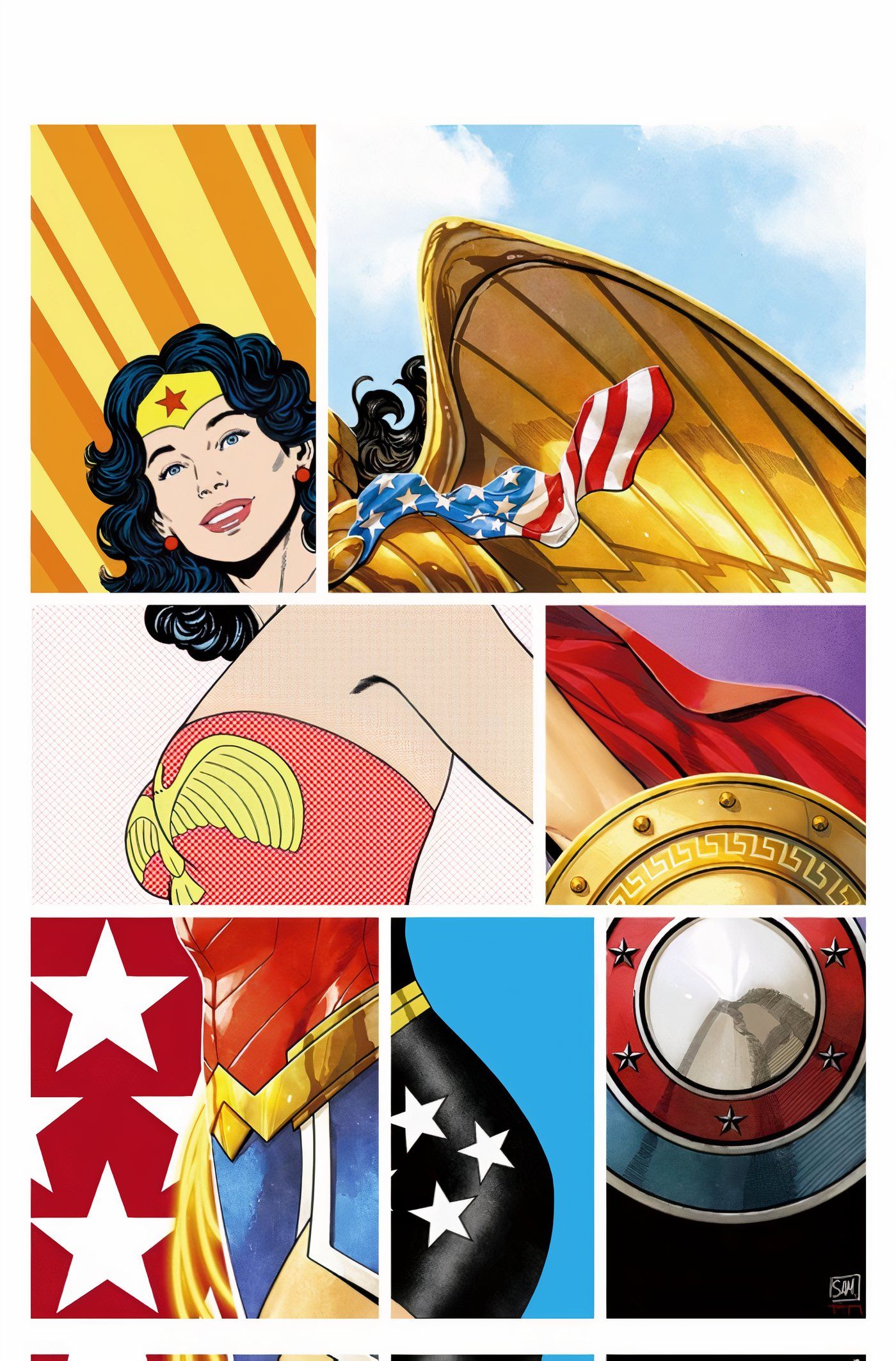 La portada principal de Wonder Woman Al Descubierto #1