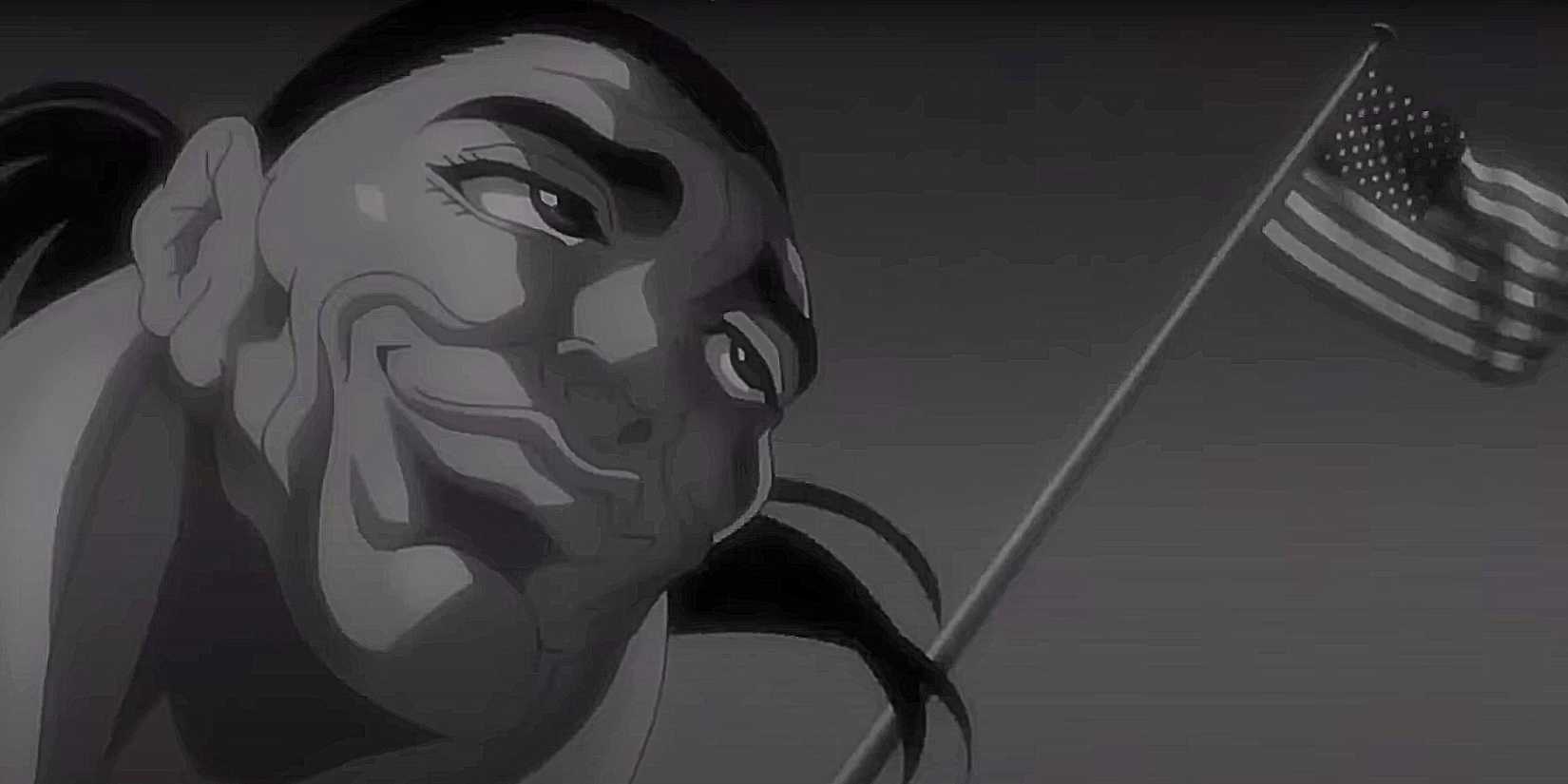 Yuchiro Hanma takes on the US Marines in Baki Hanma