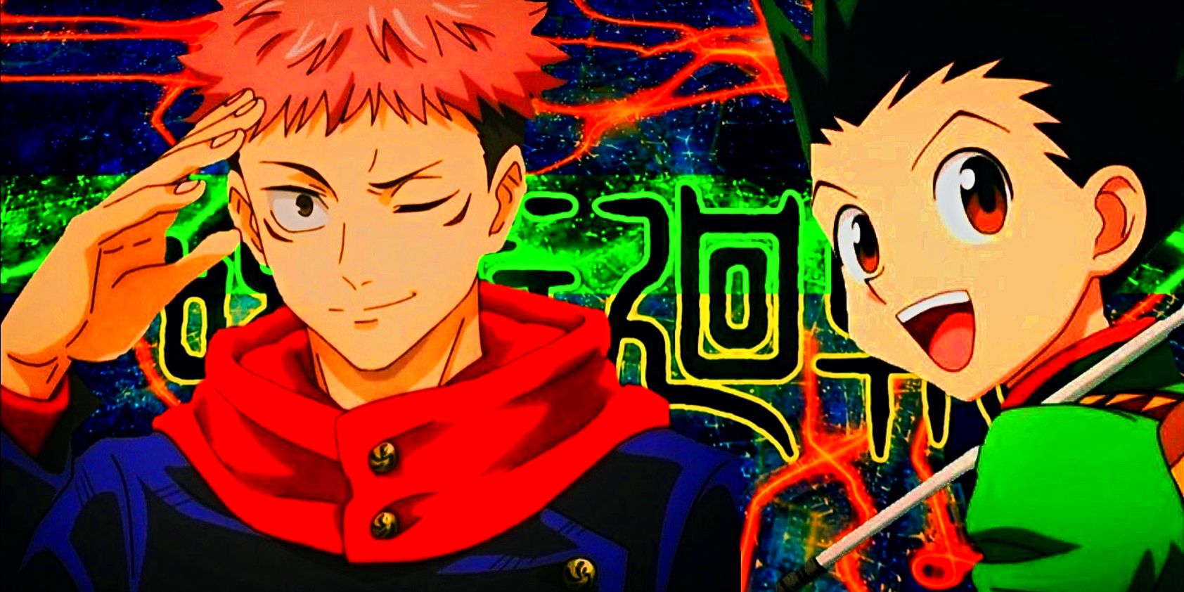 Yuji de Jujutsu Kaisen e Gon de Hunter x Hunter