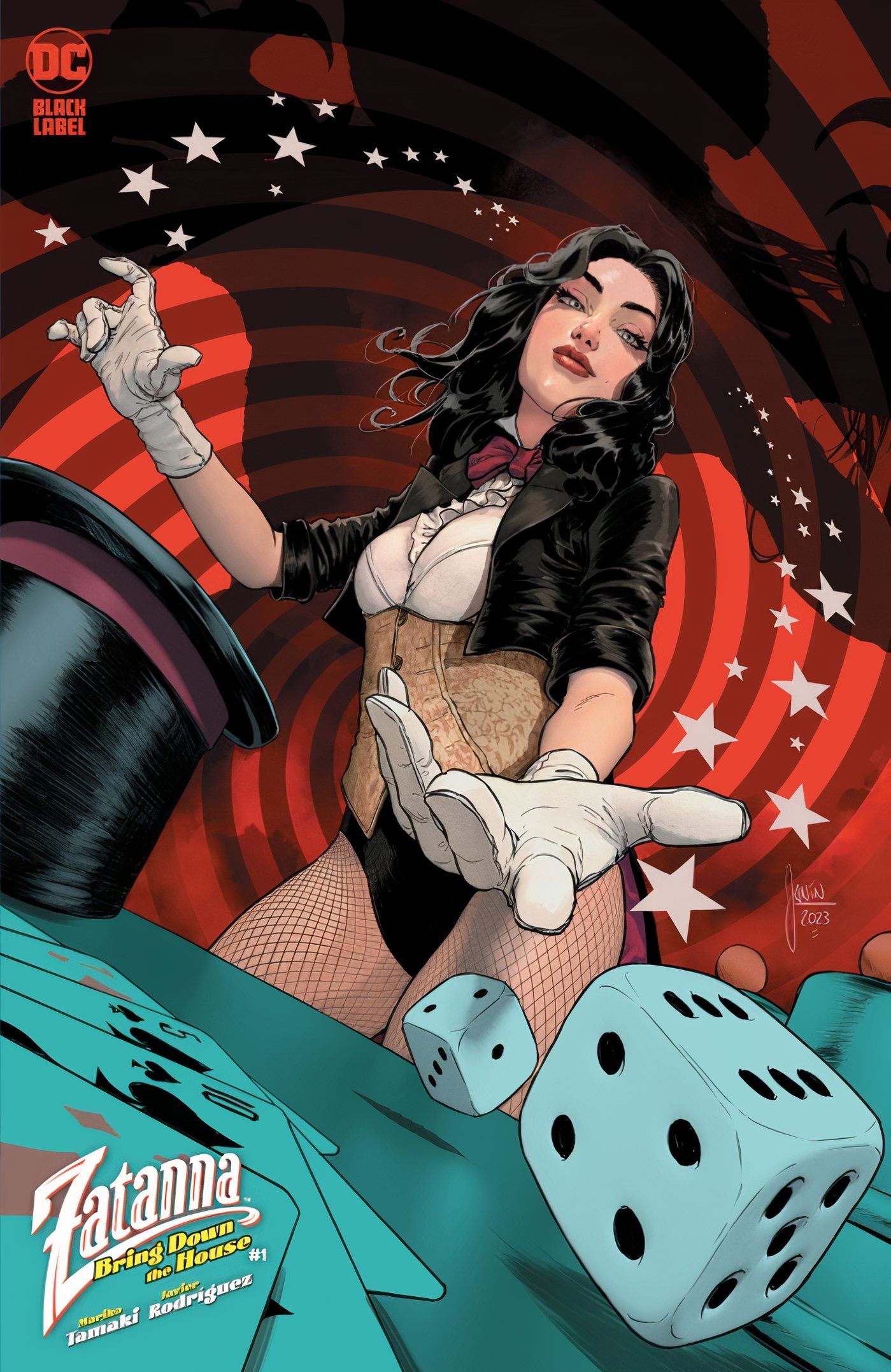 Zatanna Bring the House Down #1 Arte de portada completa