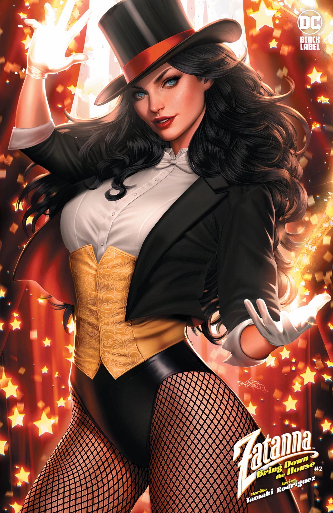 Zatanna Bring the House Down #2 capa com arte completa