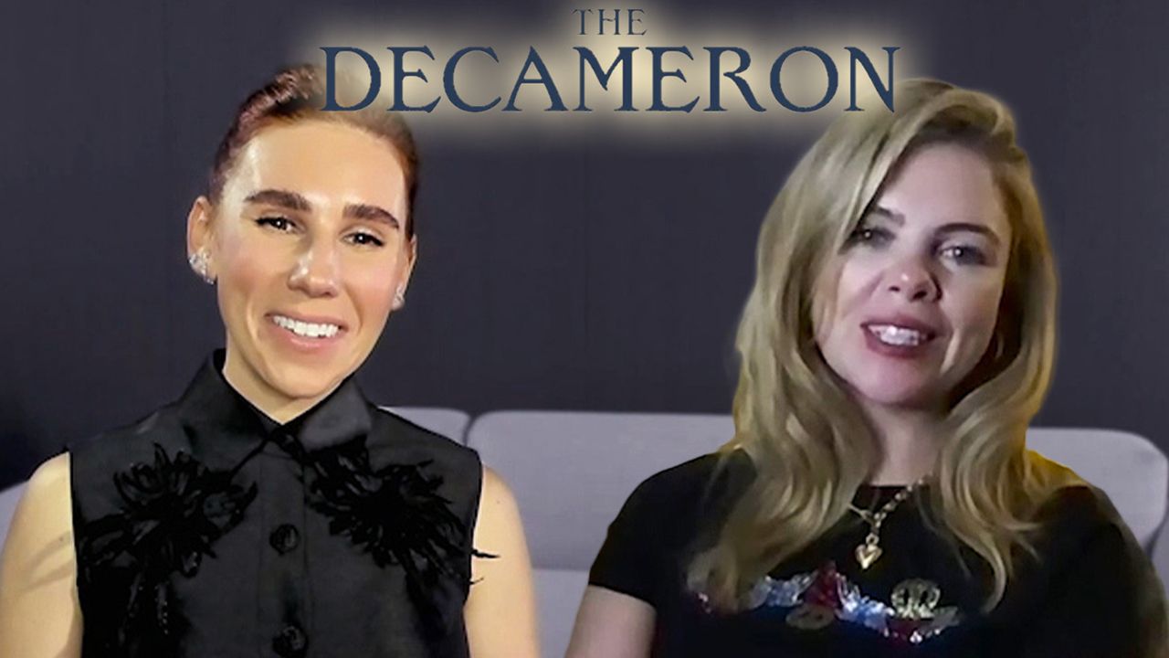 The Decameron Stars Zosia Mamet & Saoirse-Monica Jackson On The Importance Of Female Friendship