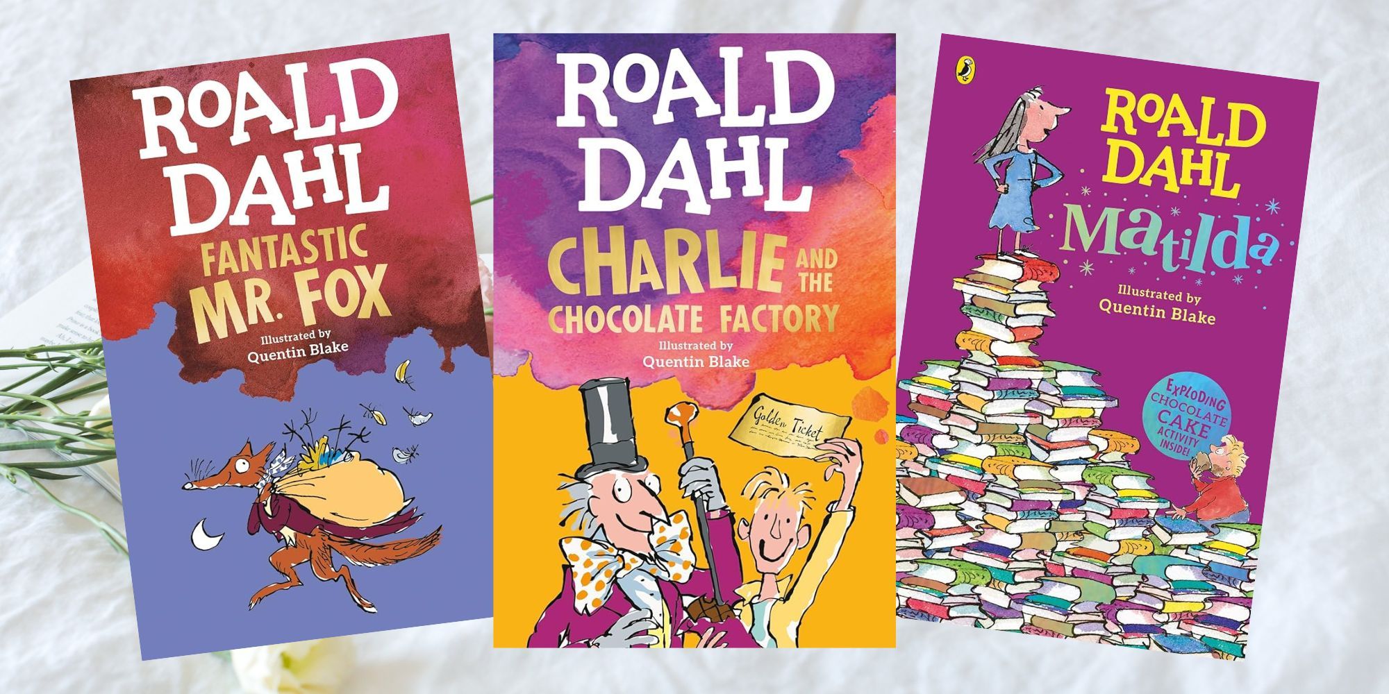 Capas de livros de Roald Dahl