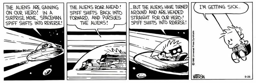 Spaceman Spiff Crawling Calvin and Hobbes' 10 Best Spaceman Spiff Comics