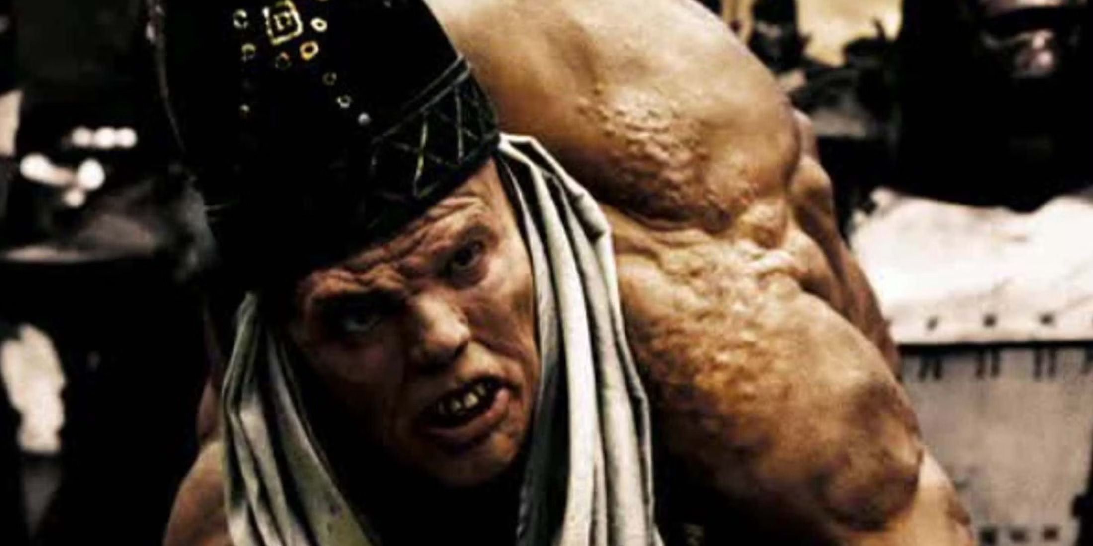 Andrew Tiernan as Ephialtes in looking up in 300