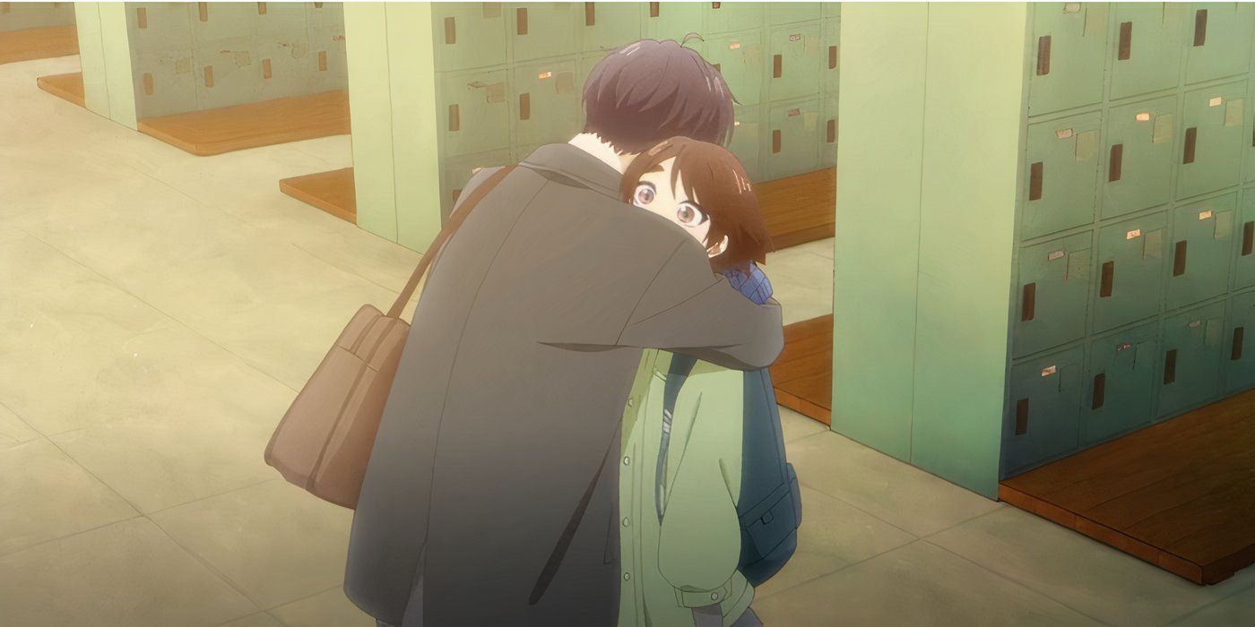 Hananoi abraça e conforta Hotaru