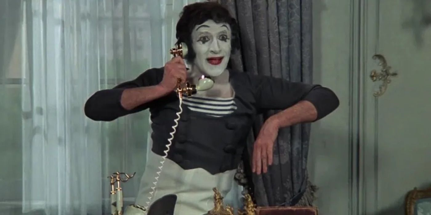 Marcel Marceau in Silent Movie