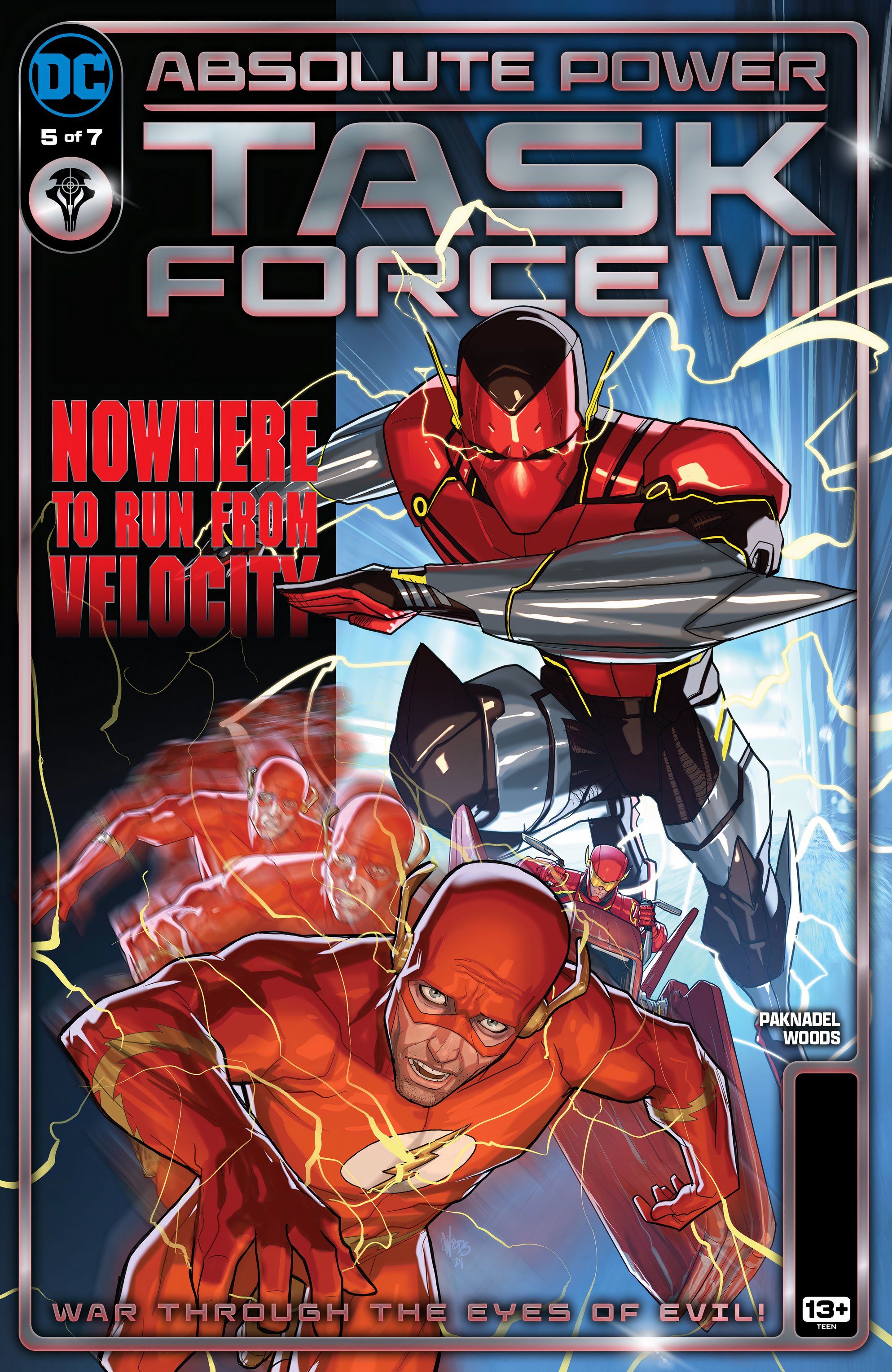 Absolute Power Task Force VII 5 Capa Flash Correndo de Velocidade DC