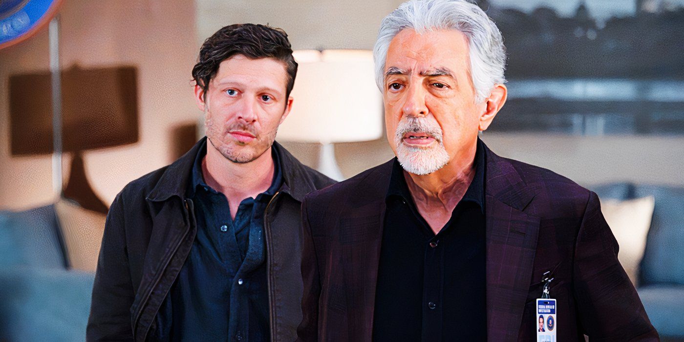 Zach Gilford as Elias Voit and Joe Mantegna as David Rossiin Criminal Minds: Evolution