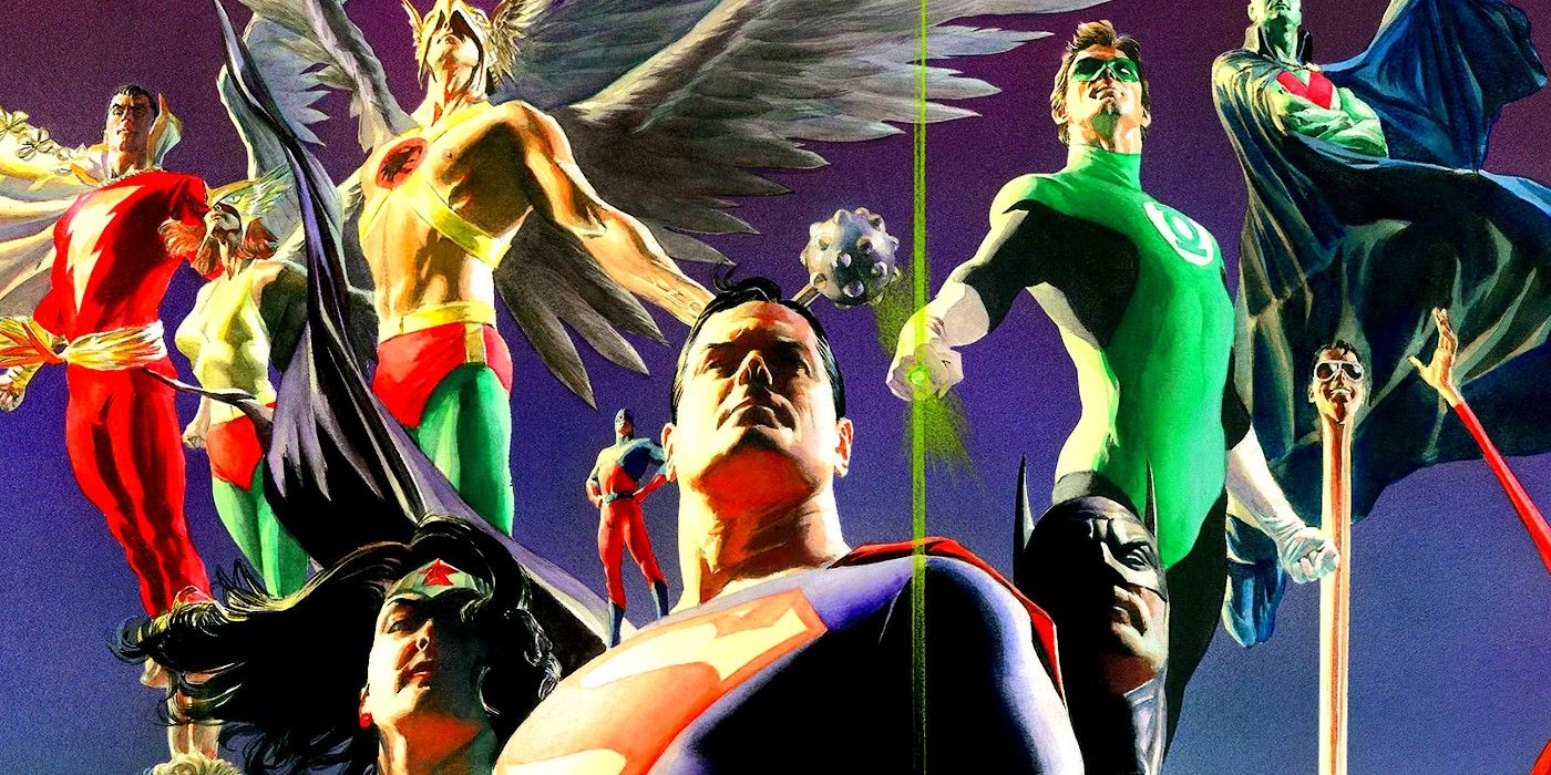 alex ross' justice league art
