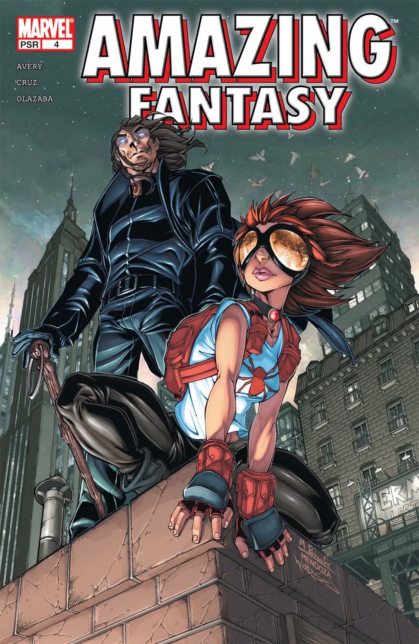 Amazing Fantasy #1 cover featuring Ezekial and Anya Corazon