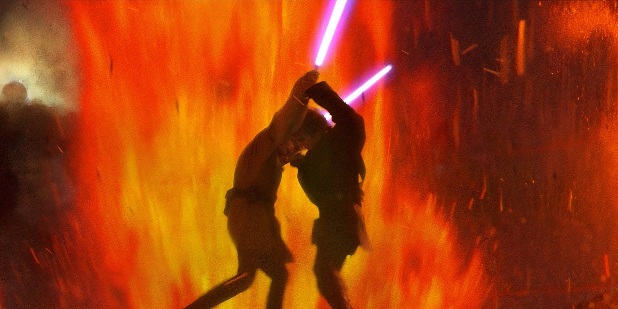 Anakin vs Obi-Wan in Revenge of the Sith