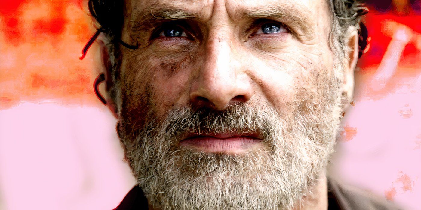 Andrew Lincoln as Rick Grimes looking fierce in The Walking Dead series finale.