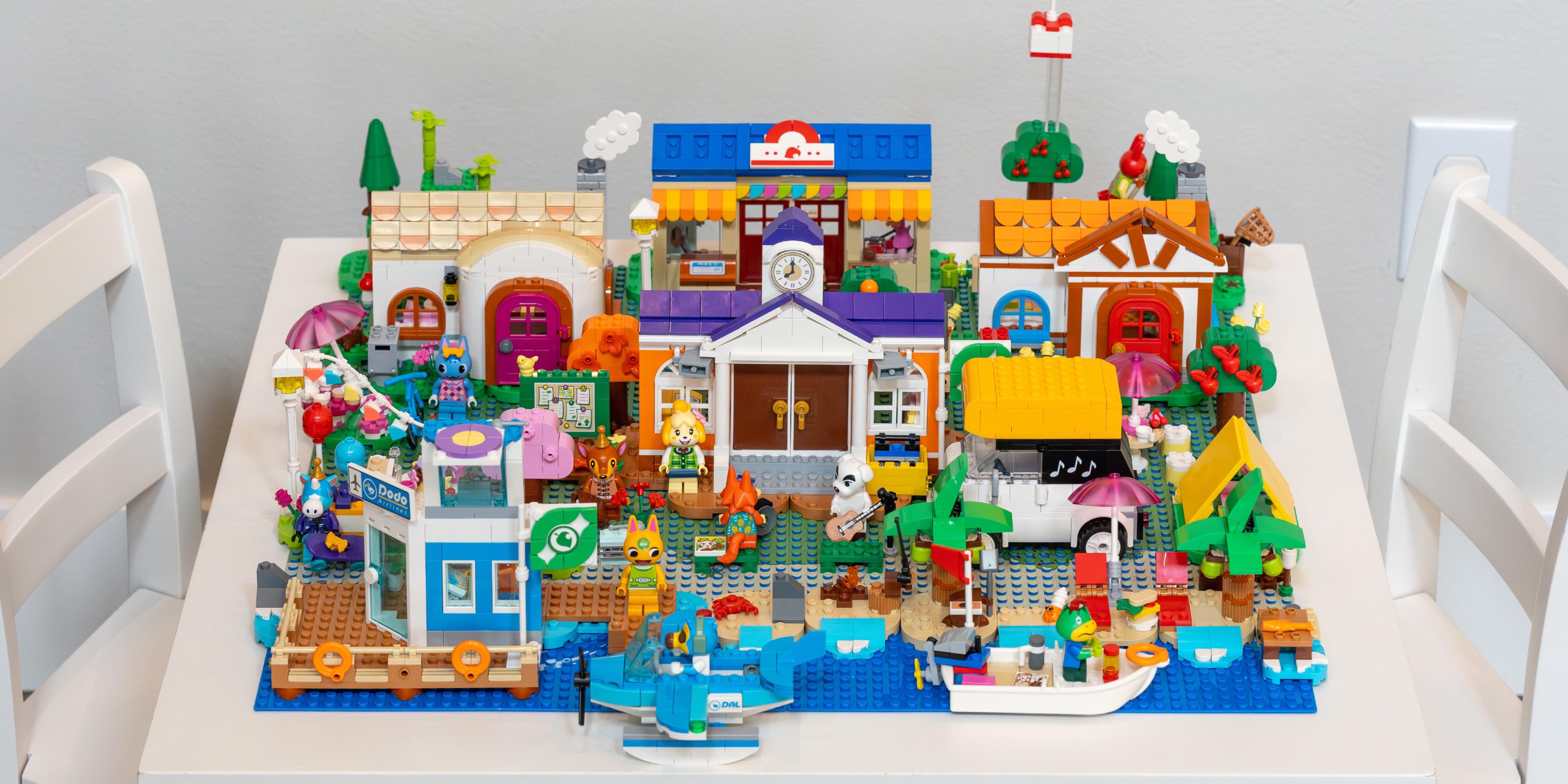 Animal Crossing Fan Builds Incredible LEGO Village By Combining Every Official Set