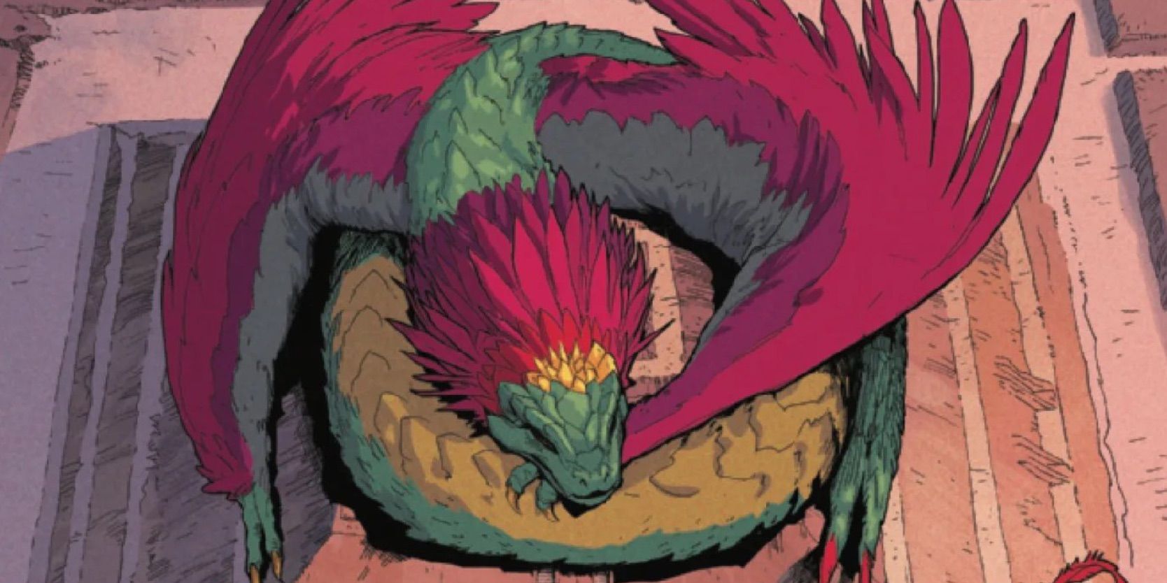 El Dios Serpiente (Dragón) en Uncanny X 2024 #1 por Gail Simone y David Márquez