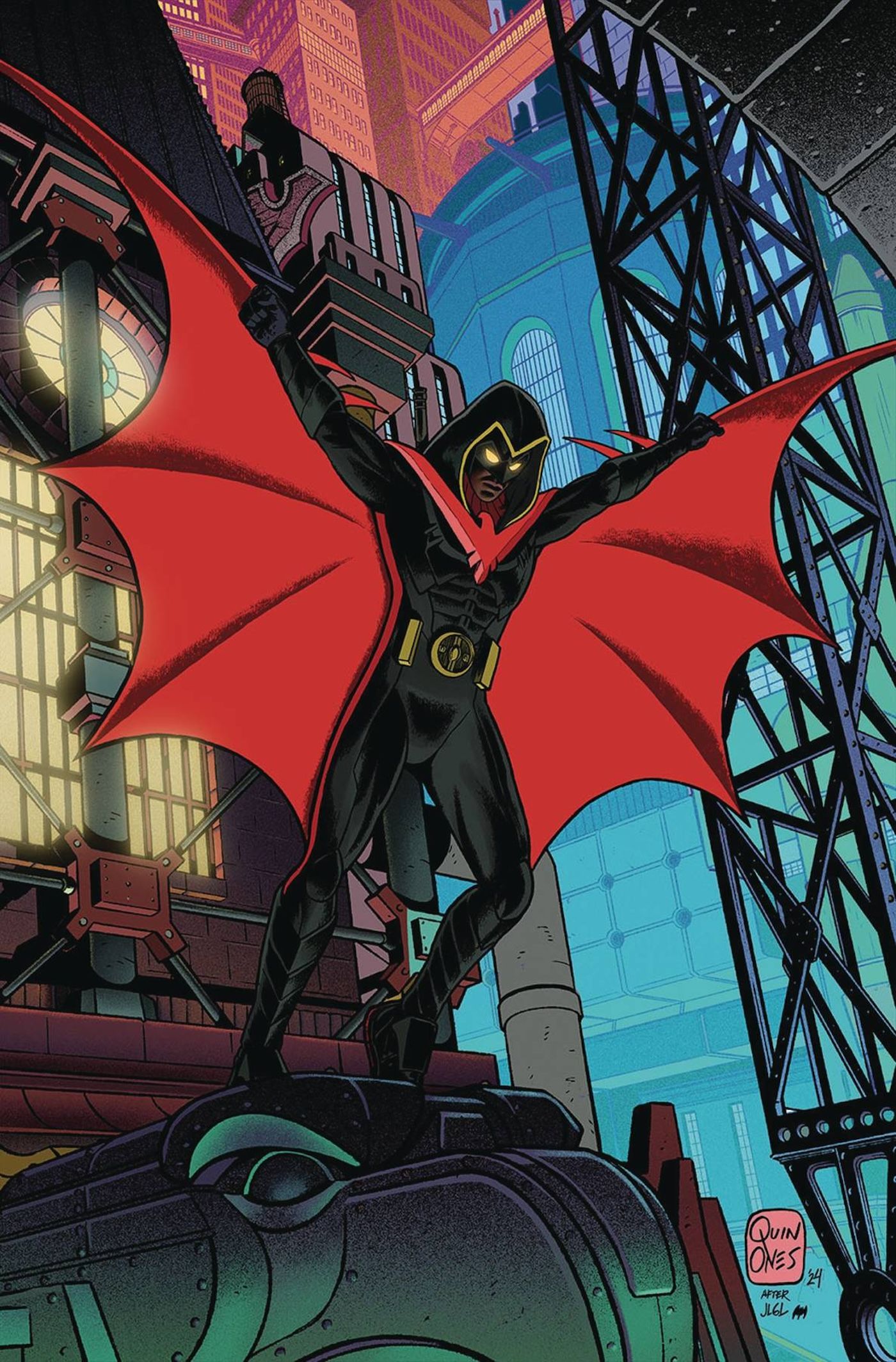 Batman '89 Reveals Nightwing in Batman Beyond-Inspired Official Art