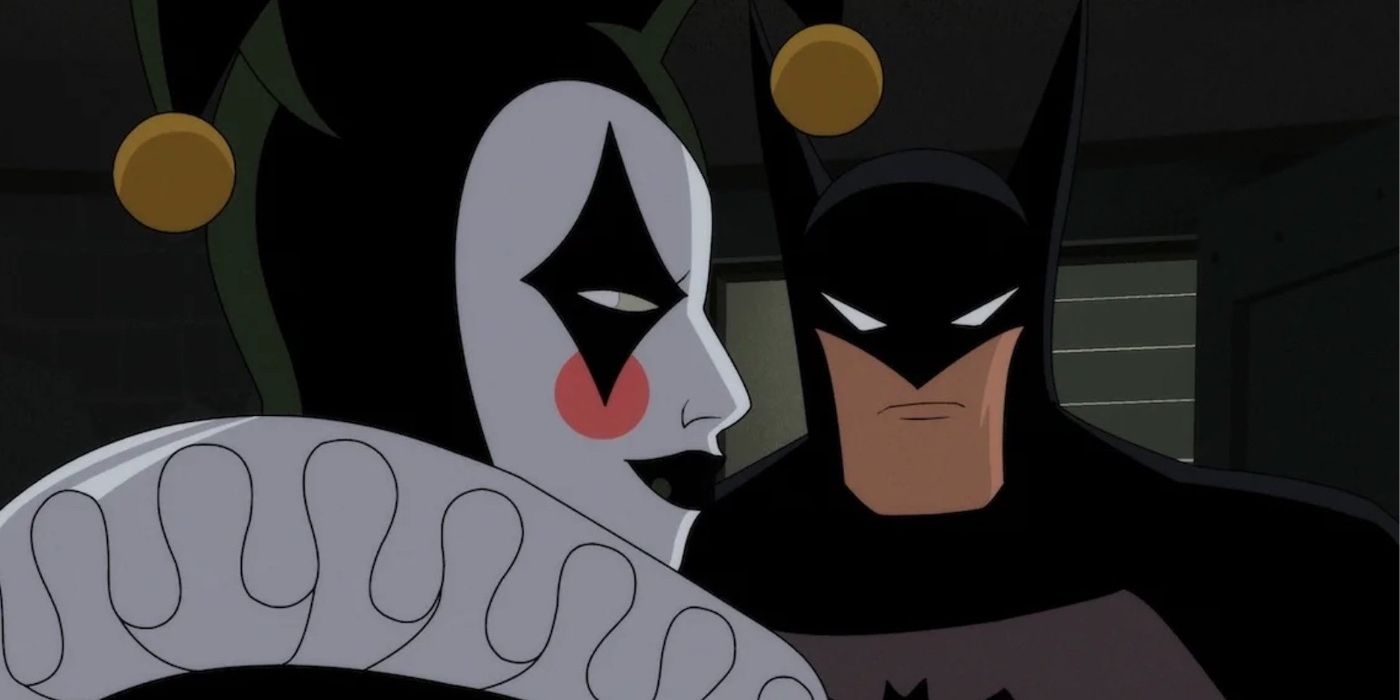 Batman fights Harley Quinn in The Caped Crusader