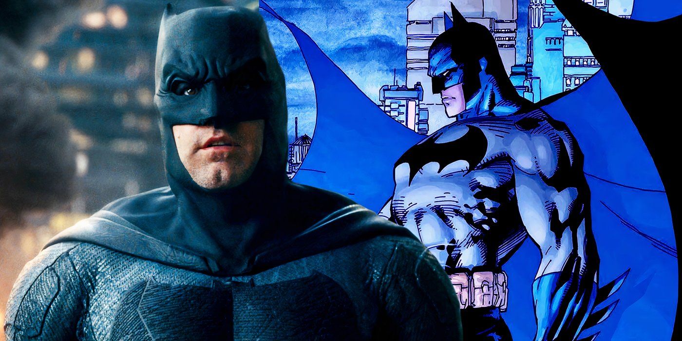 Ben Affleck Batman with Batman from the comics