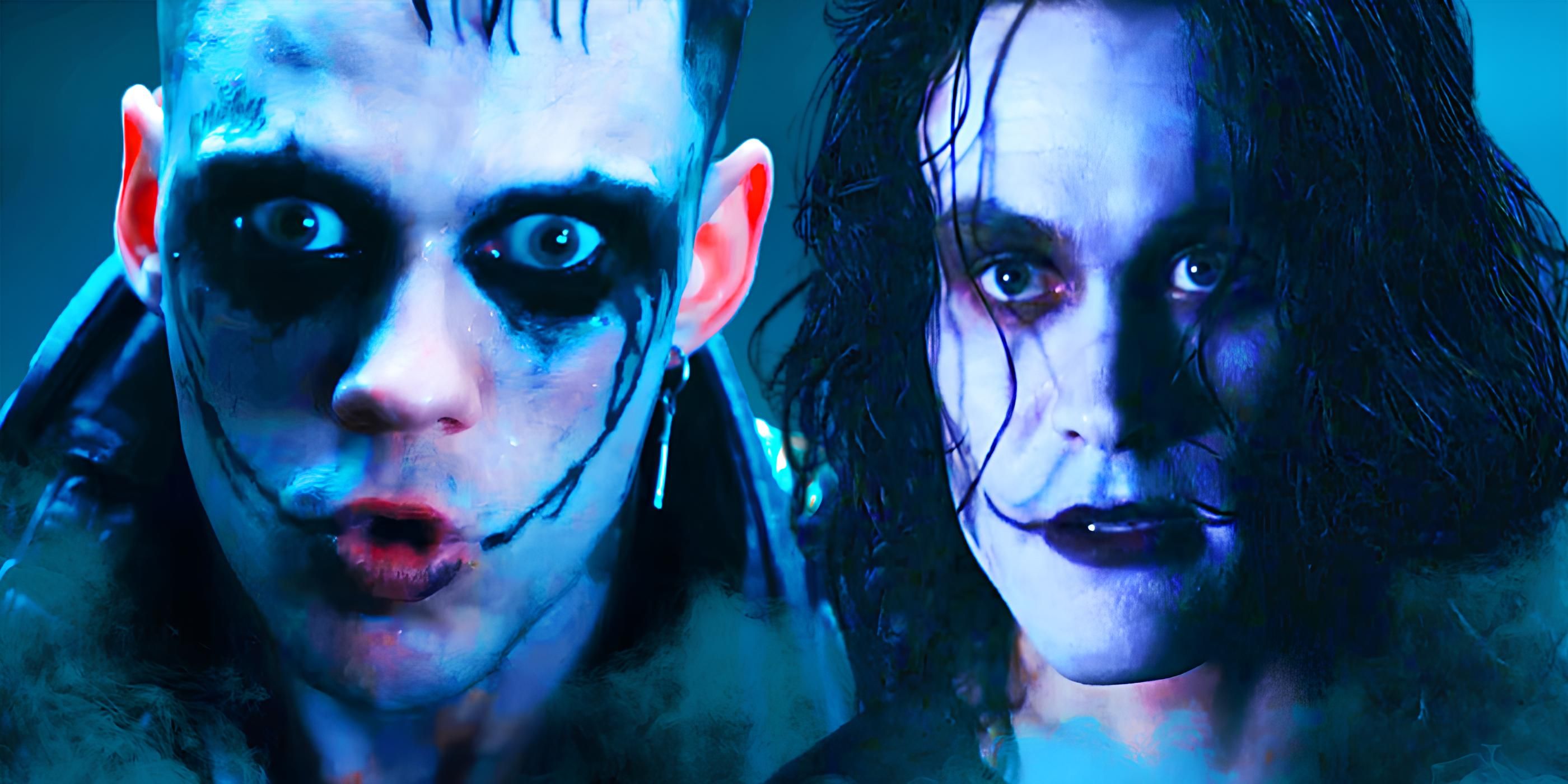 Bill Skarsgard y Brandon Lee como Eric Draven 